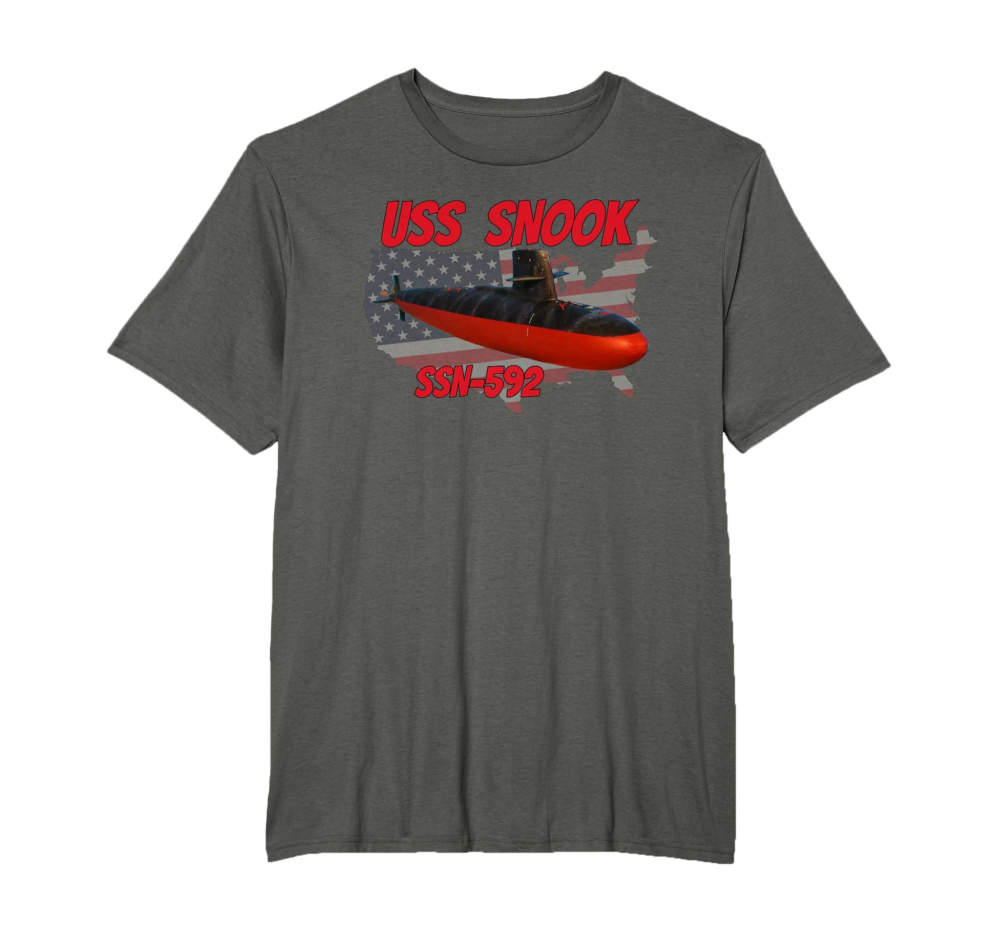 Uss Snook Ssn 592 Submarine Veterans T-Shirt - Minimalist Print for Adults - T-Shirt, Sweatshirt, Hoodie