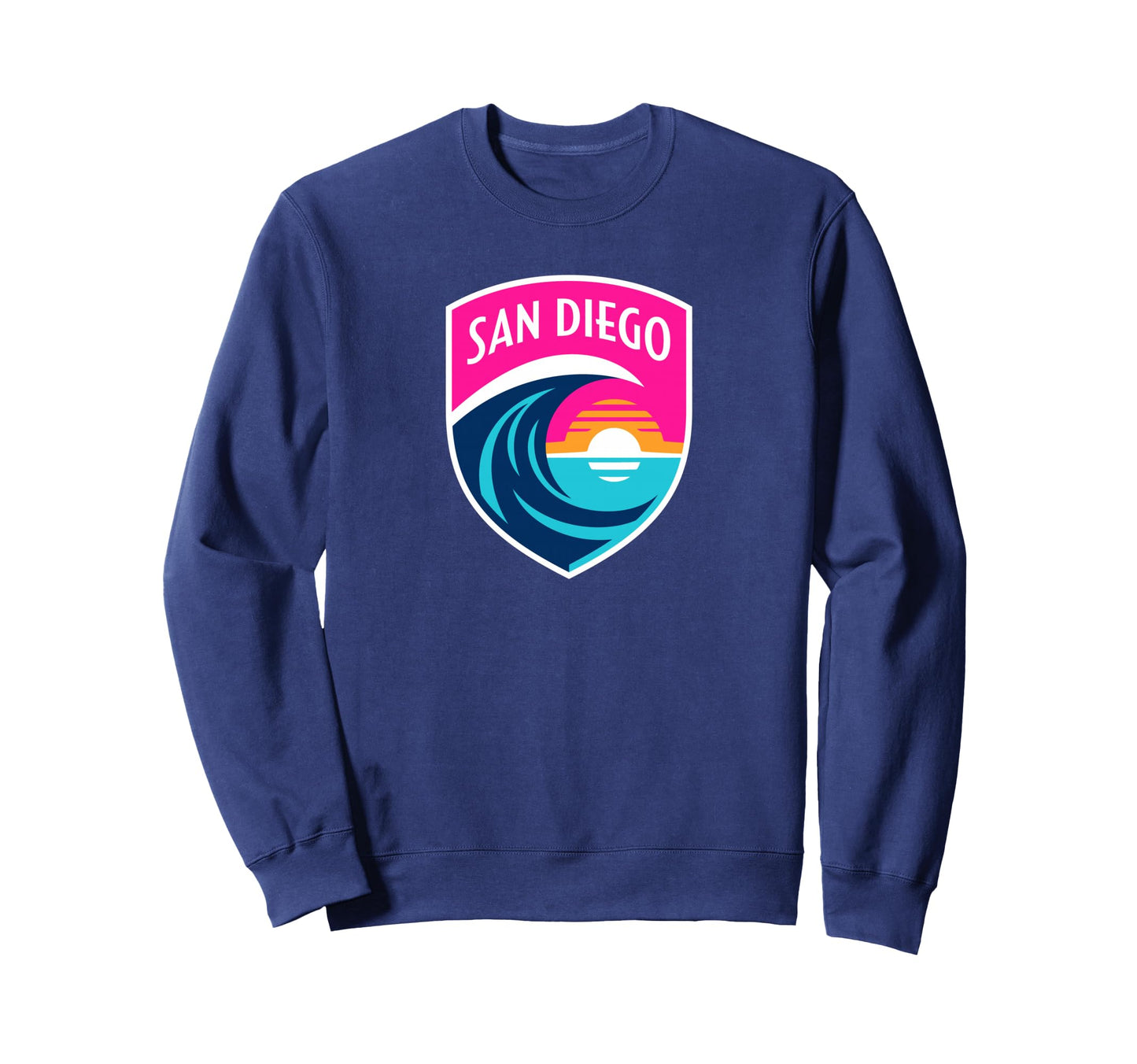 Nwsl San Diego Wave Fc Logo Sweatshirt - Minimalist Print Unisex - T-Shirt, Sweatshirt, Hoodie