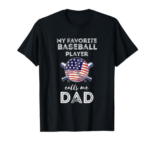 American Baseball Player Dad Usa Team T-Shirt - Unique Graphic Men Women - T-Shirt, Sweatshirt, Hoodie