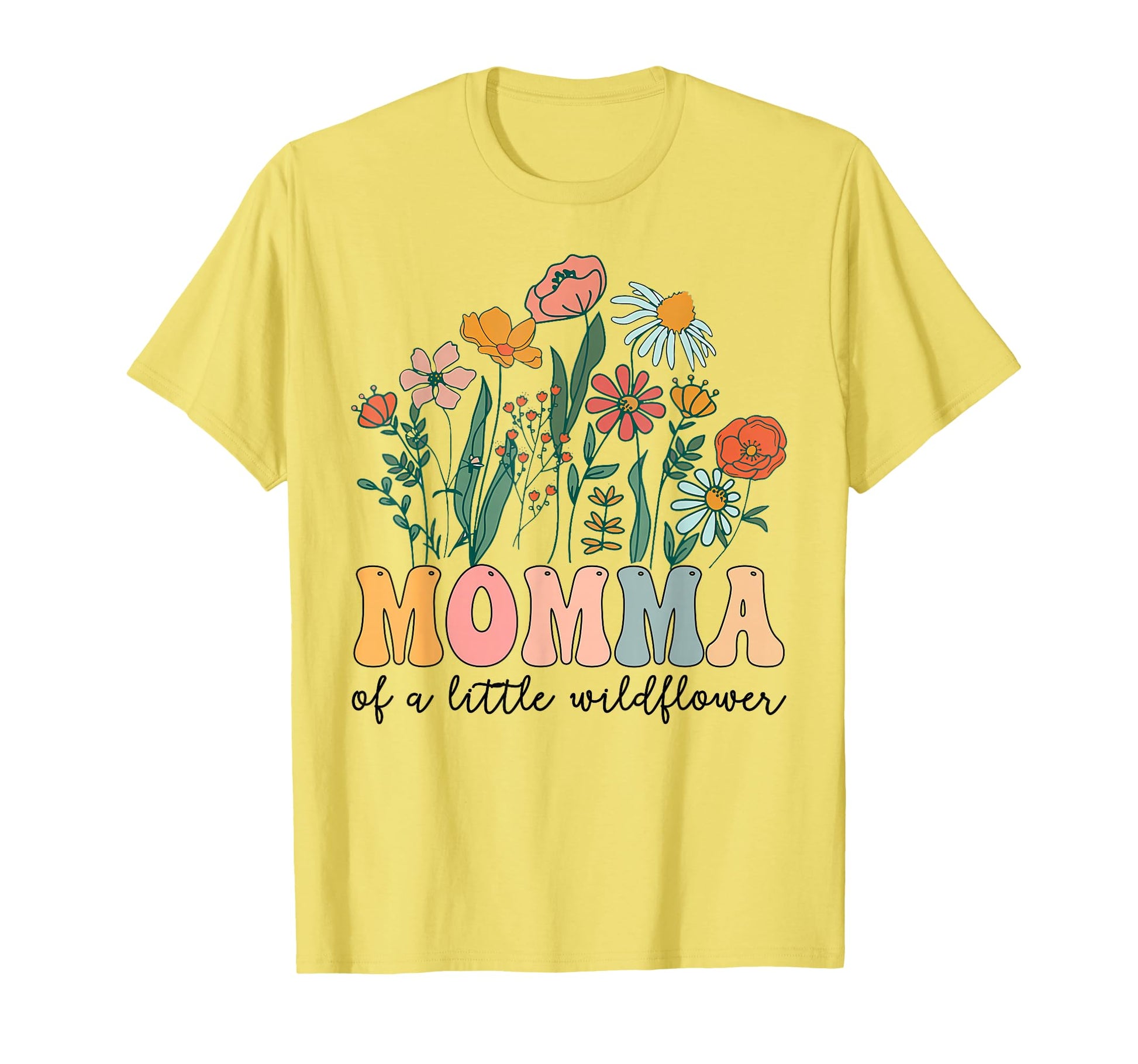 Momma Little Wildflower Birthday Party T-Shirt - Unique Graphic for Adults - T-Shirt, Sweatshirt, Hoodie