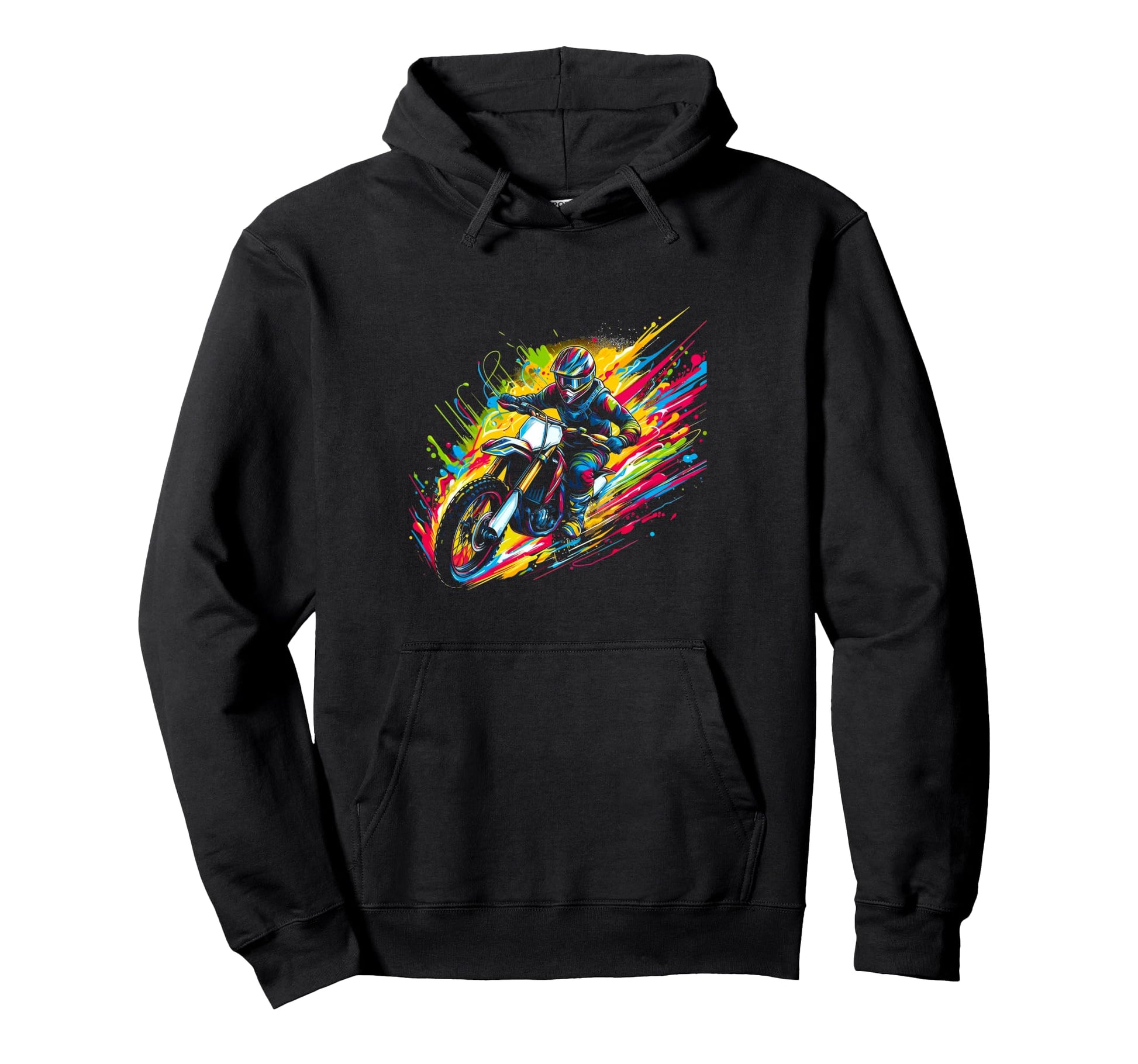 Dirt Biking Lover Motocross Dirt Hoodie - Fun Novelty Design for Adults - T-Shirt, Sweatshirt, Hoodie