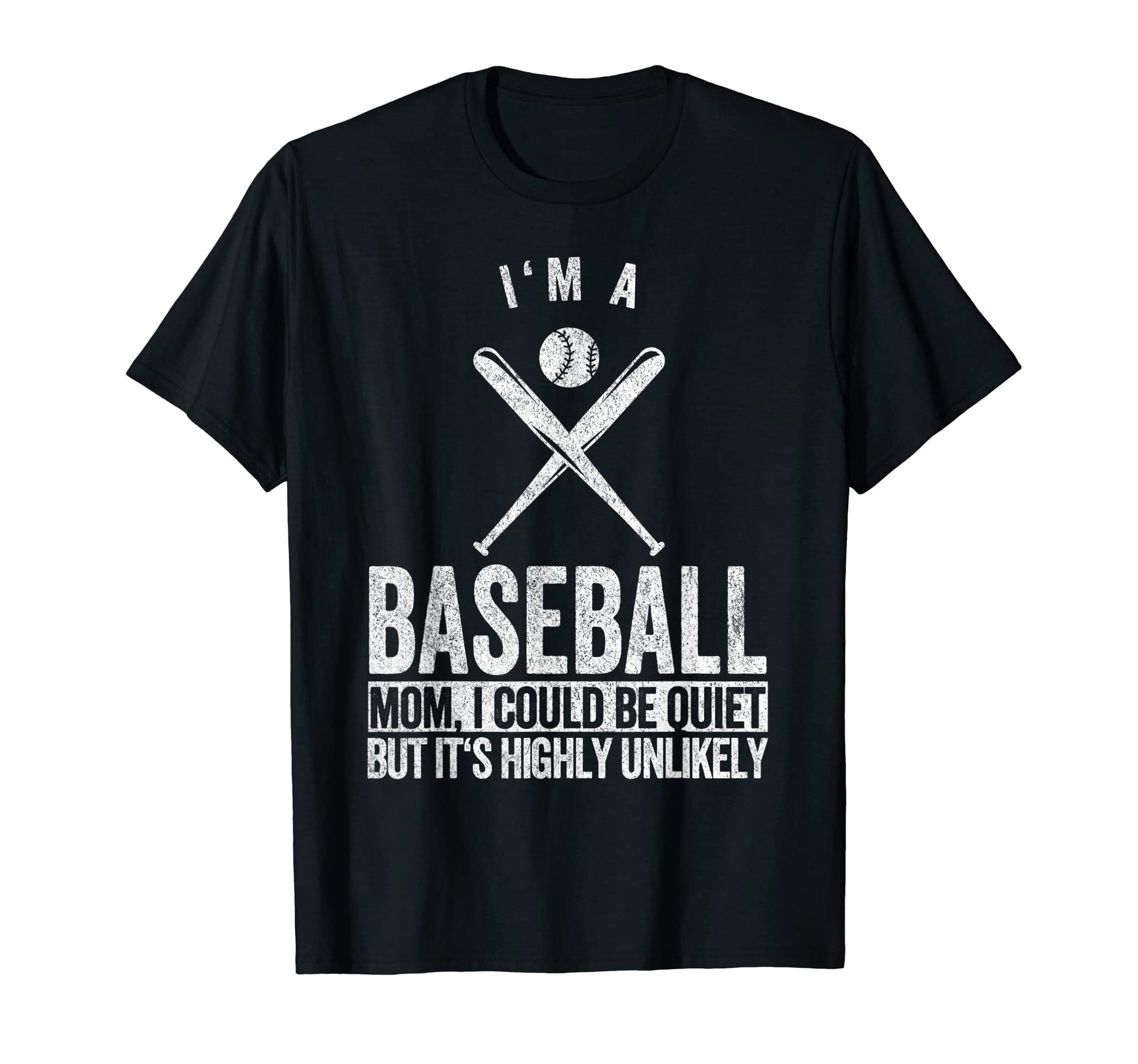 Funny Baseball Mom Ball Mom T-Shirt - Fun Novelty Design for Adults - T-Shirt, Sweatshirt, Hoodie