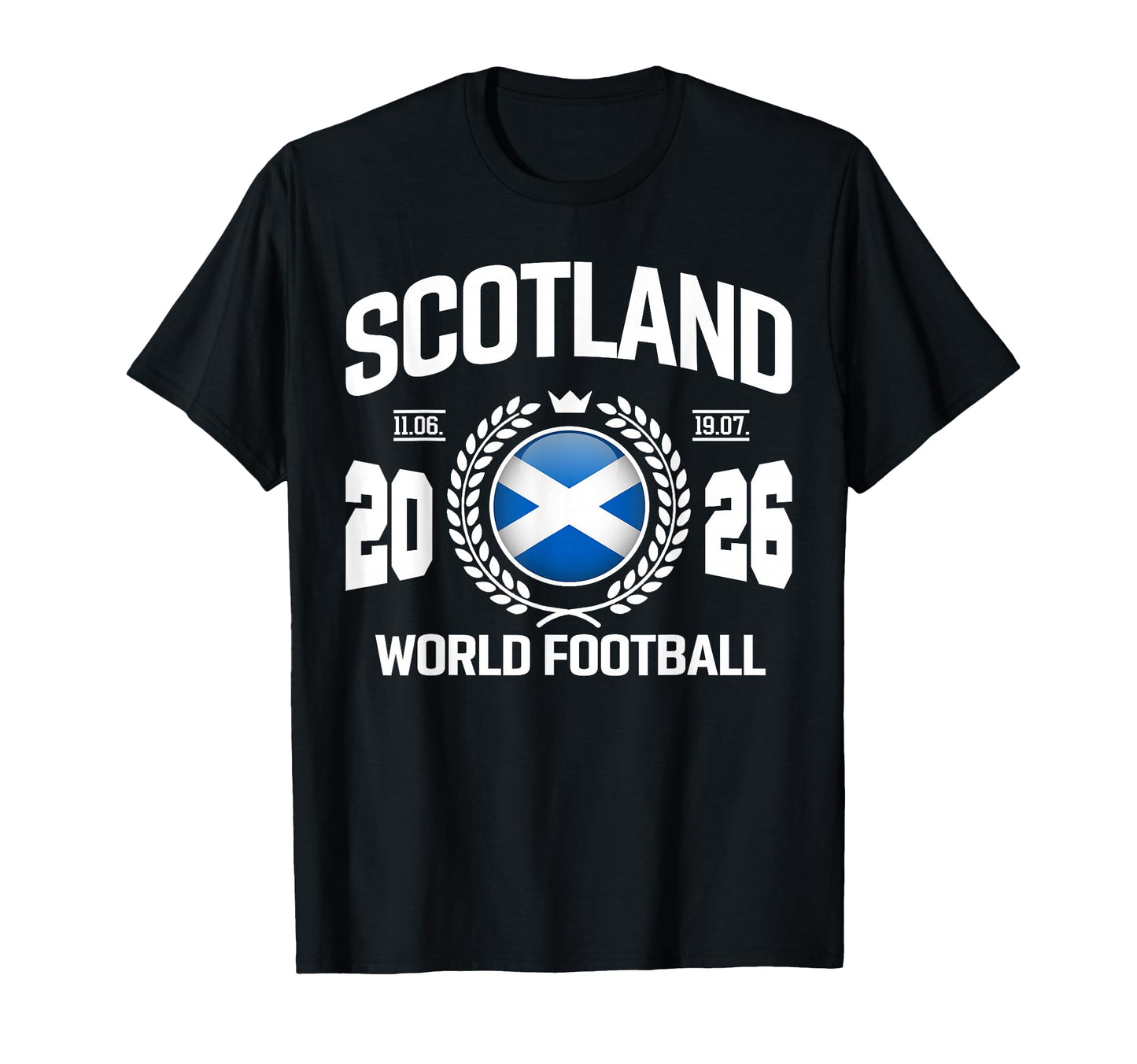 Scotland Football Supporter 2026 Badge T-Shirt - Fun Novelty Design Unisex - T-Shirt, Sweatshirt, Hoodie