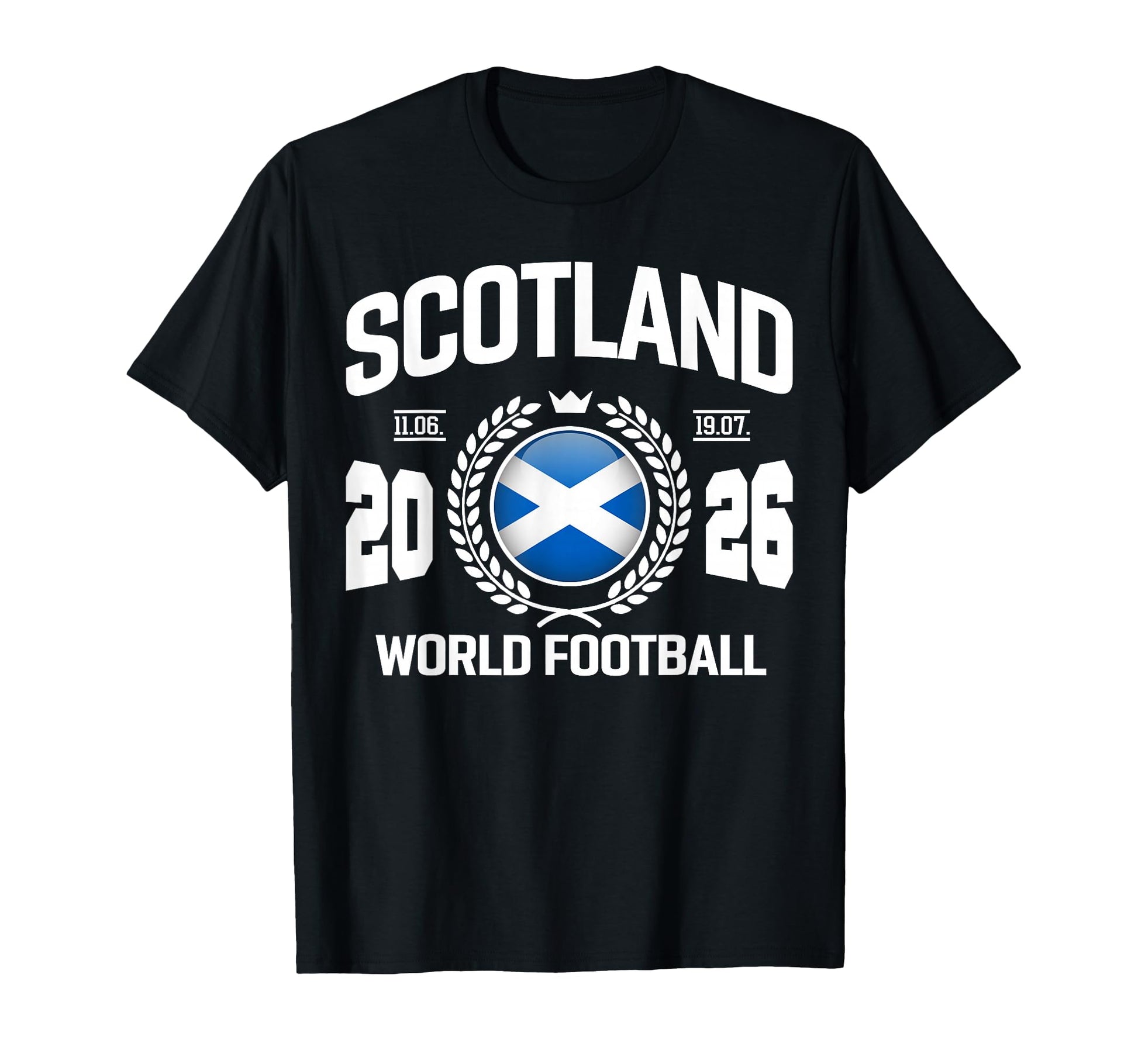 Scotland Football Supporter 2026 Badge T-Shirt - Fun Novelty Design Unisex - T-Shirt, Sweatshirt, Hoodie