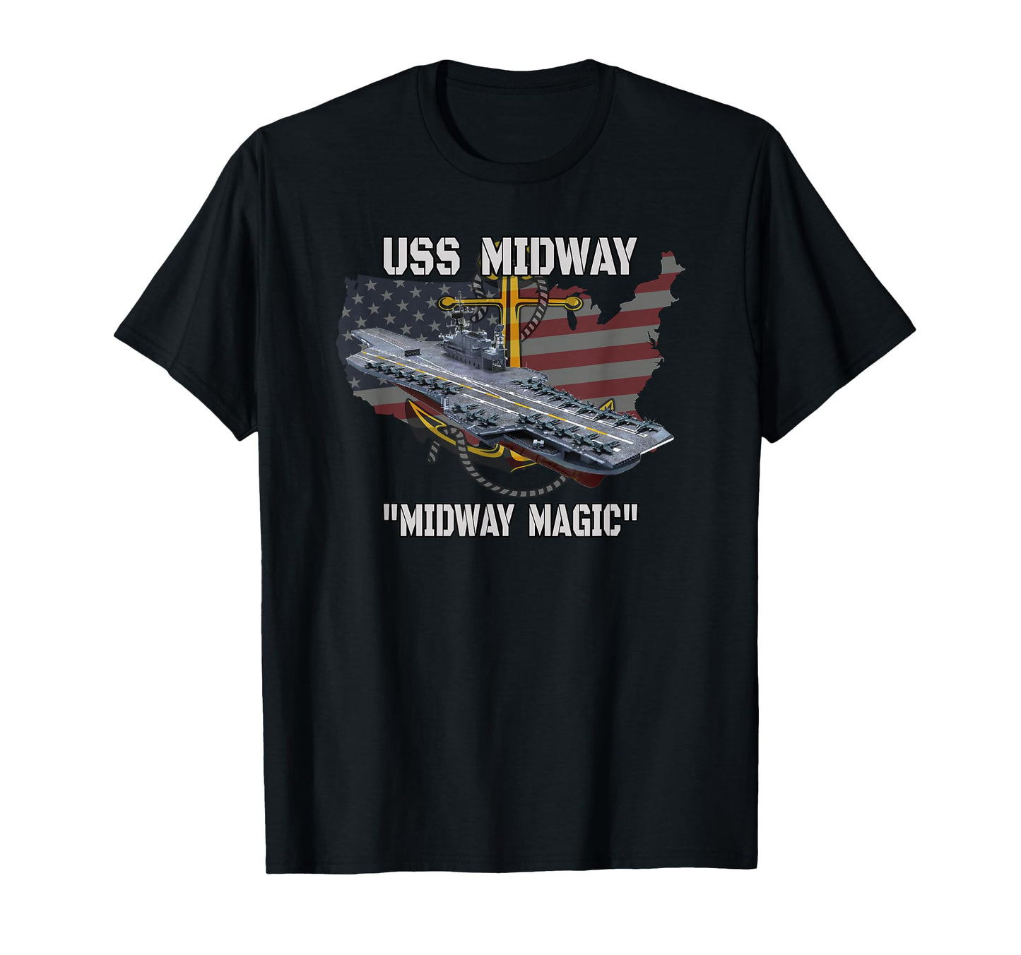 Aircraft Carrier Uss Midway Cva 41 Cvb T-Shirt - Aesthetic Graphic Unisex - T-Shirt, Sweatshirt, Hoodie