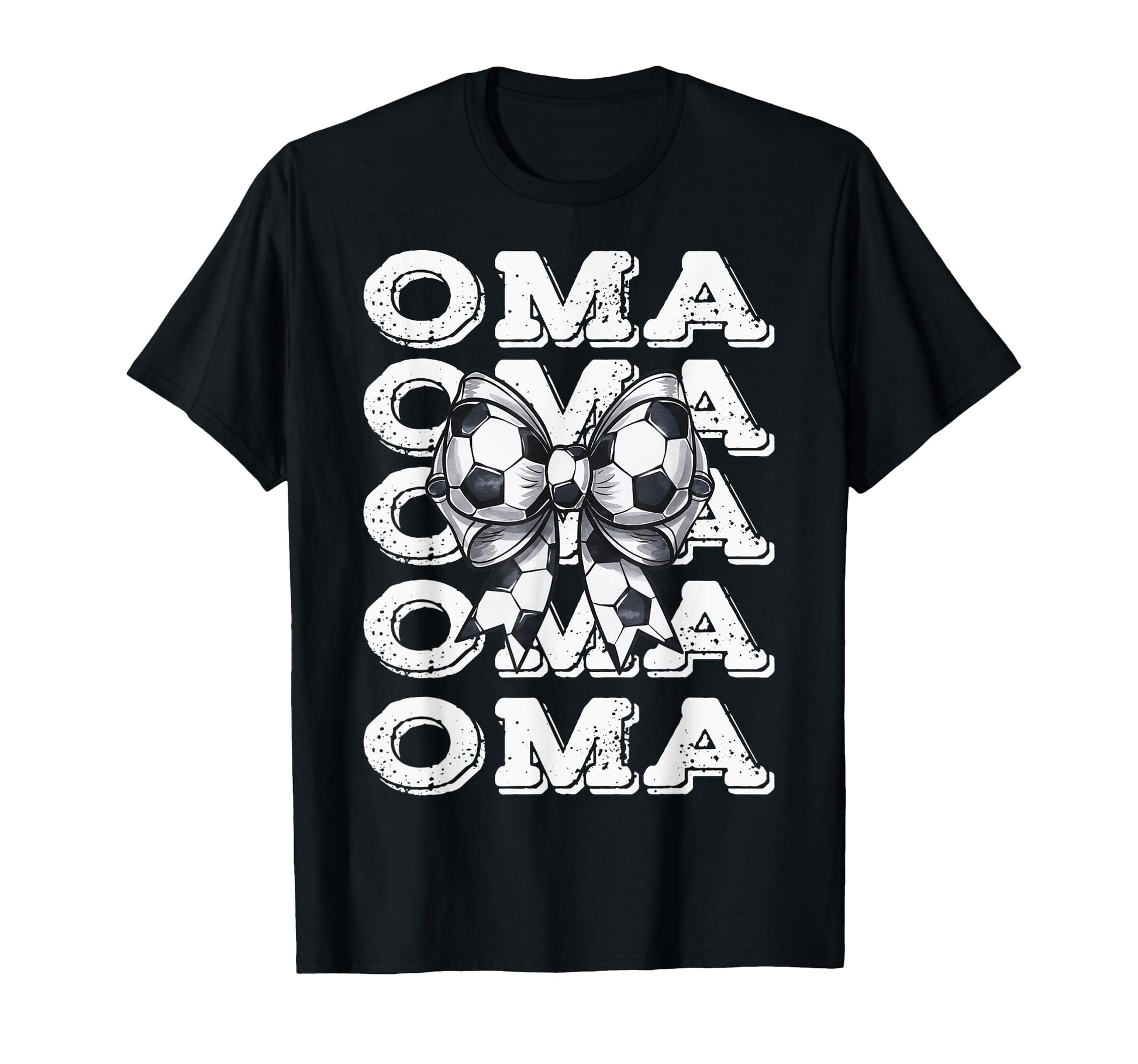 Coquette Soccer Oma Matching Family Bow T-Shirt - Unique Graphic for Adults - T-Shirt, Sweatshirt, Hoodie