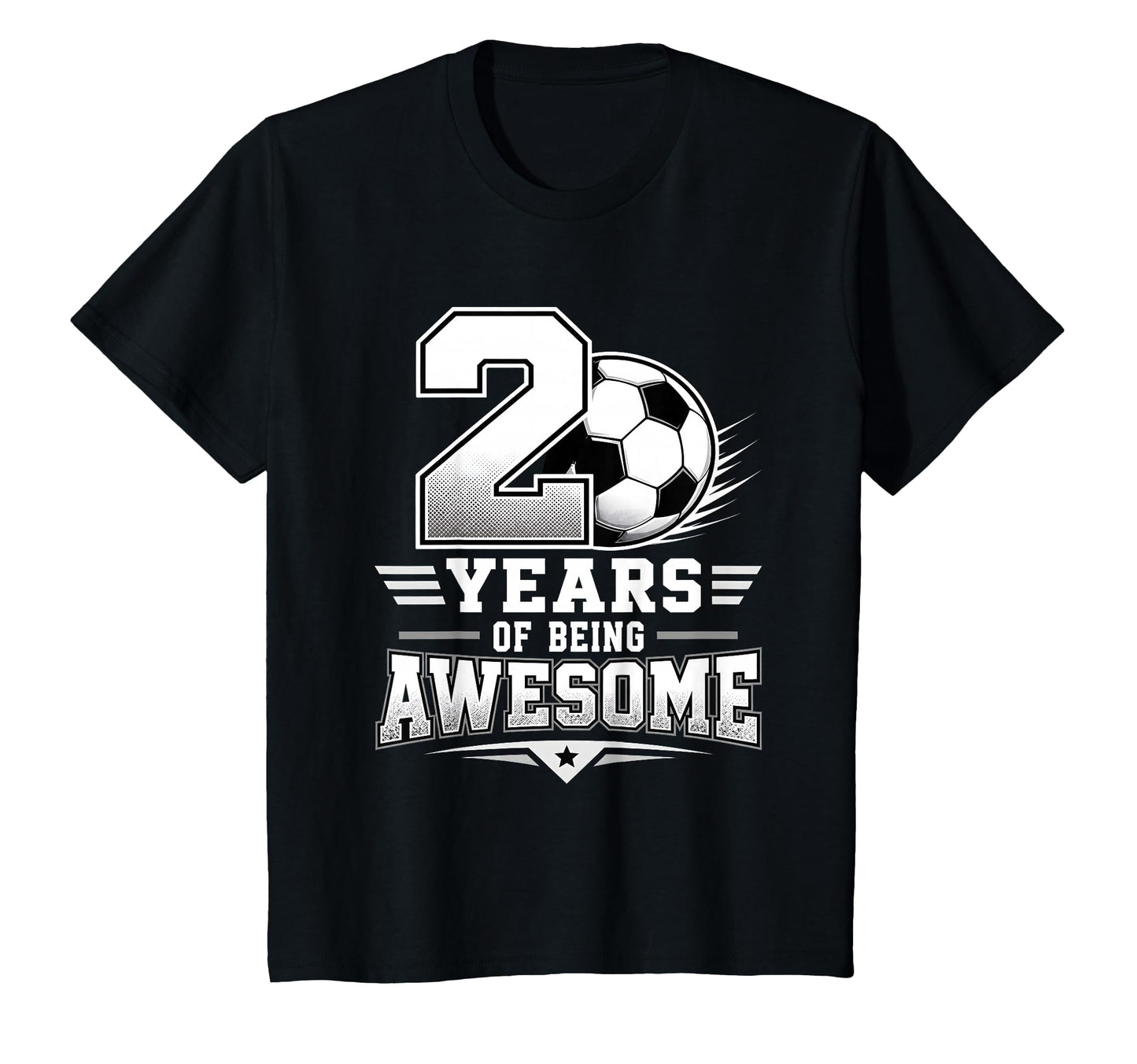 2Nd Birthday Soccer 2 Years Being T-Shirt - Graphic Print Men Women - T-Shirt, Sweatshirt, Hoodie