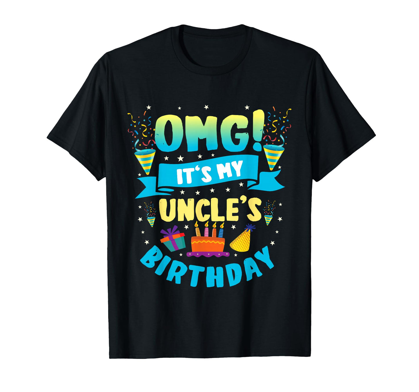 Happy Birthday Uncle Awesome Bday T-Shirt - Casual Everyday Wear Men Women - T-Shirt, Sweatshirt, Hoodie