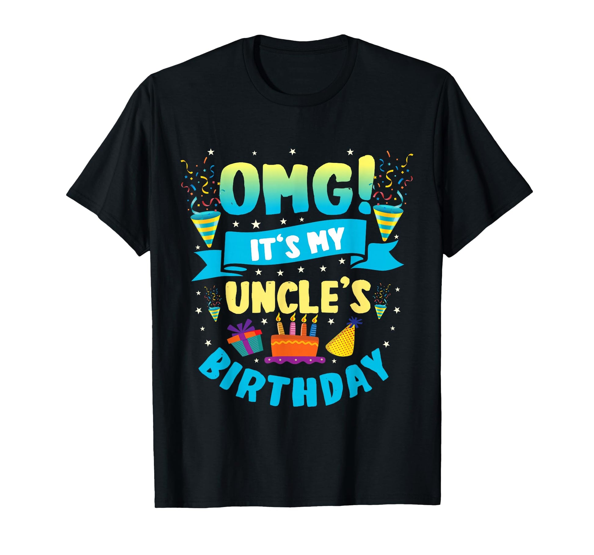 Happy Birthday Uncle Awesome Bday T-Shirt - Casual Everyday Wear Men Women - T-Shirt, Sweatshirt, Hoodie