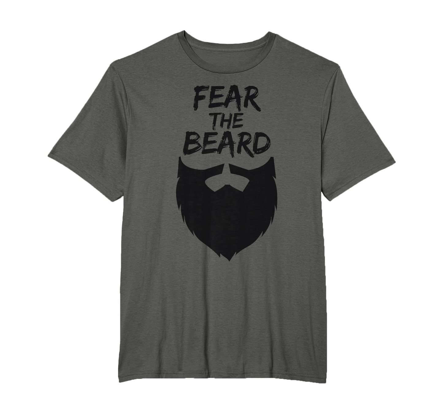 Funny Big Bearded Dad Fear Beard T-Shirt - Minimalist Print for Adults - T-Shirt, Sweatshirt, Hoodie