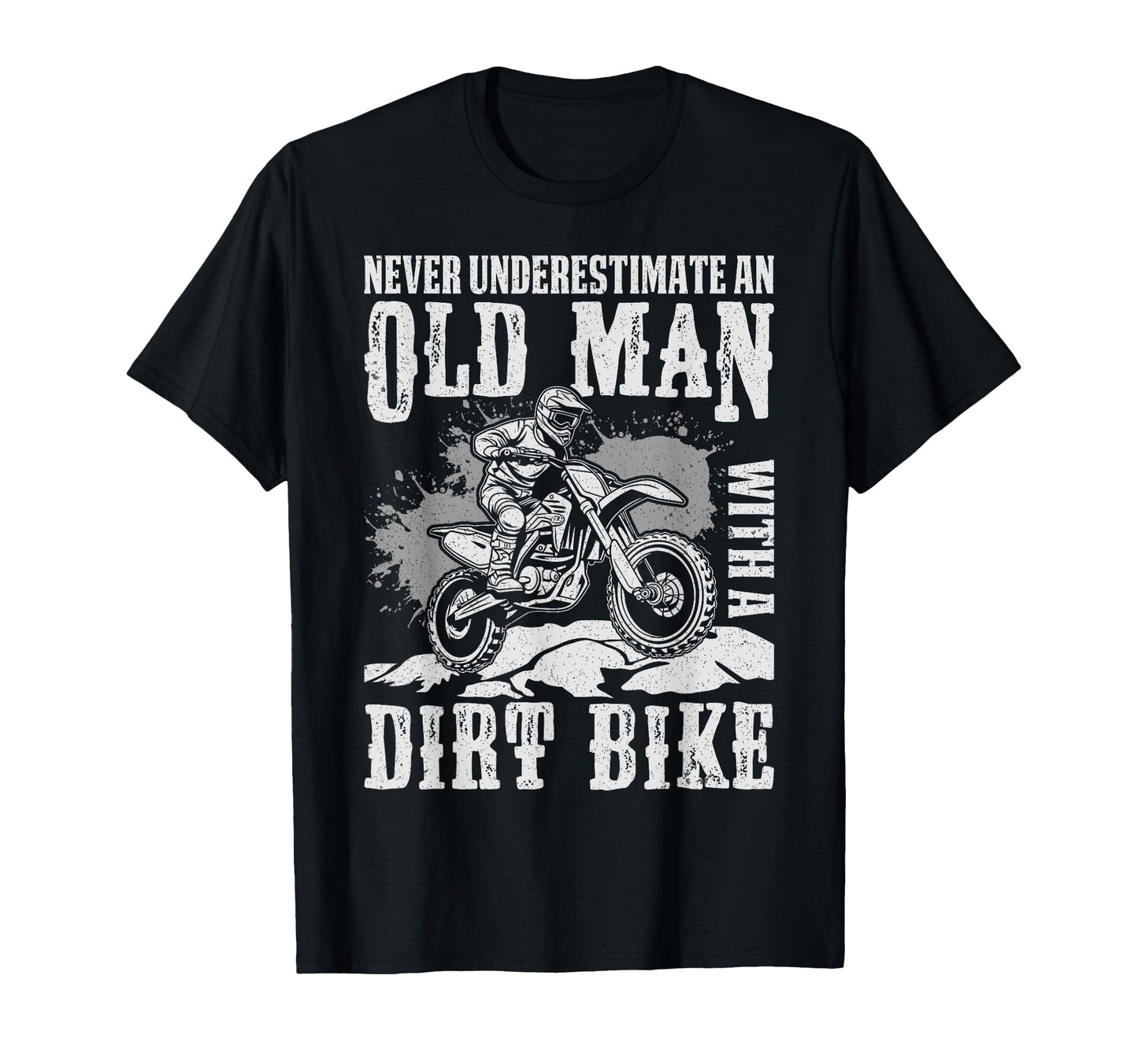 Dirt Bike Grandpa Dad Dirtbike Dirt Bike T-Shirt - Graphic Print Men Women - T-Shirt, Sweatshirt, Hoodie