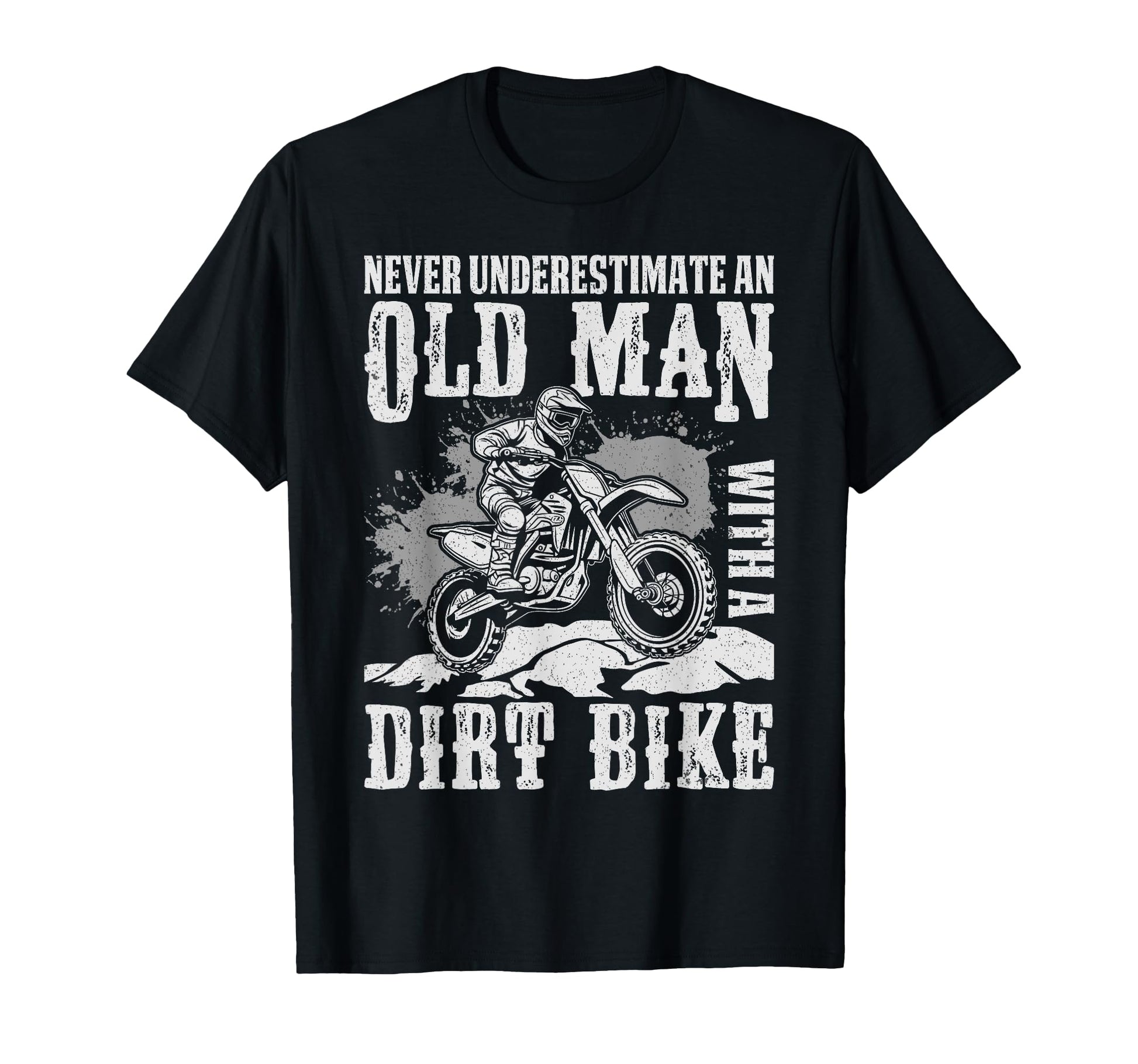 Dirt Bike Grandpa Dad Dirtbike Dirt Bike T-Shirt - Graphic Print Men Women - T-Shirt, Sweatshirt, Hoodie