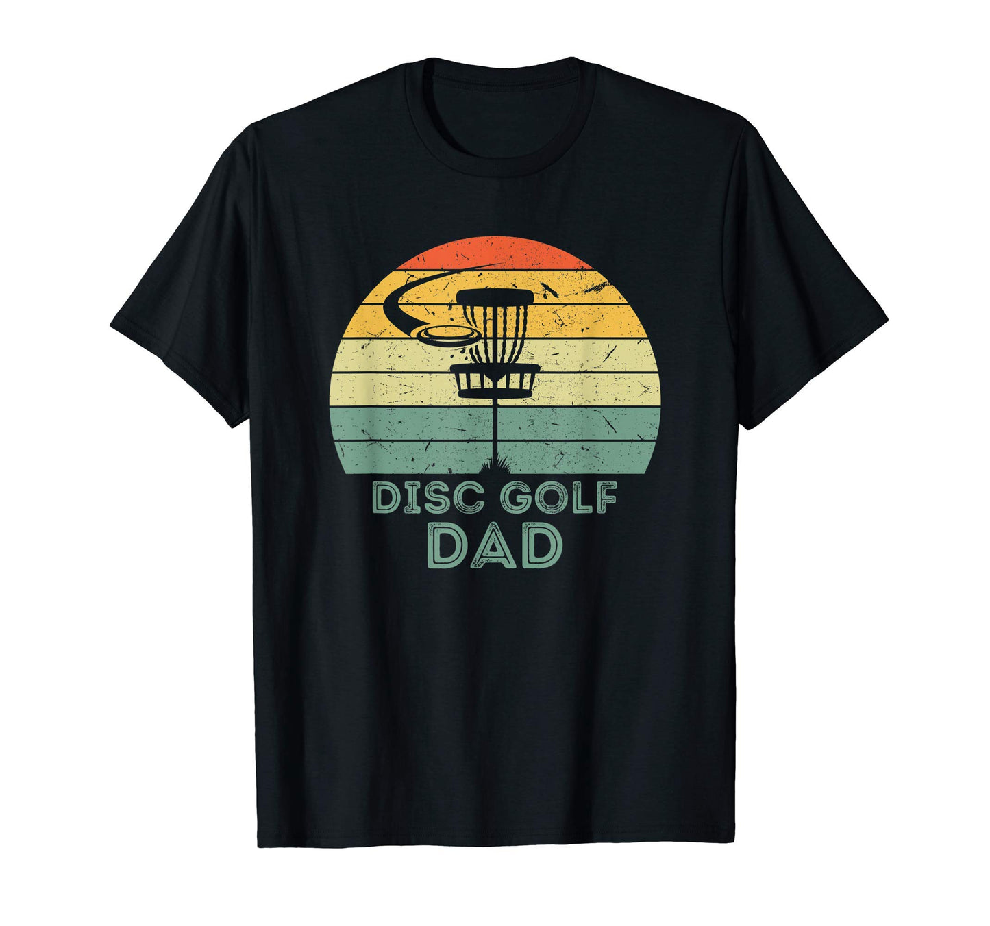 Disc Golf Dad Fathers Day Sports T-Shirt - Custom Art Print Men Women - T-Shirt, Sweatshirt, Hoodie