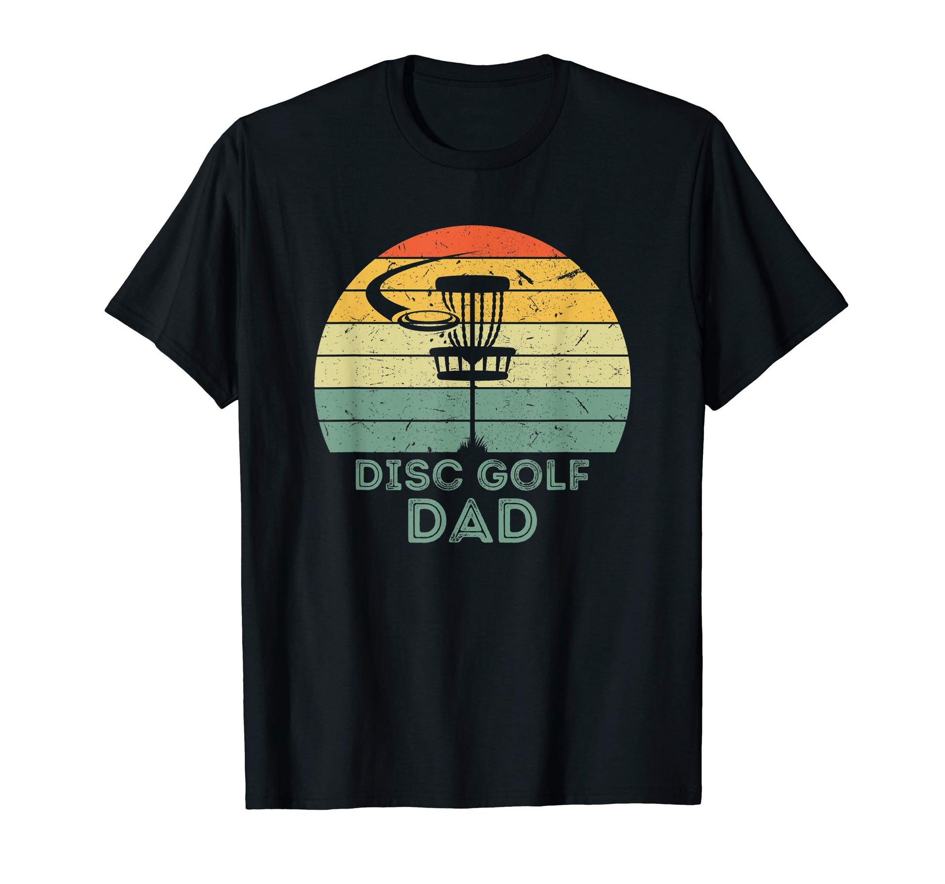 Disc Golf Dad Fathers Day Sports T-Shirt - Custom Art Print Men Women - T-Shirt, Sweatshirt, Hoodie