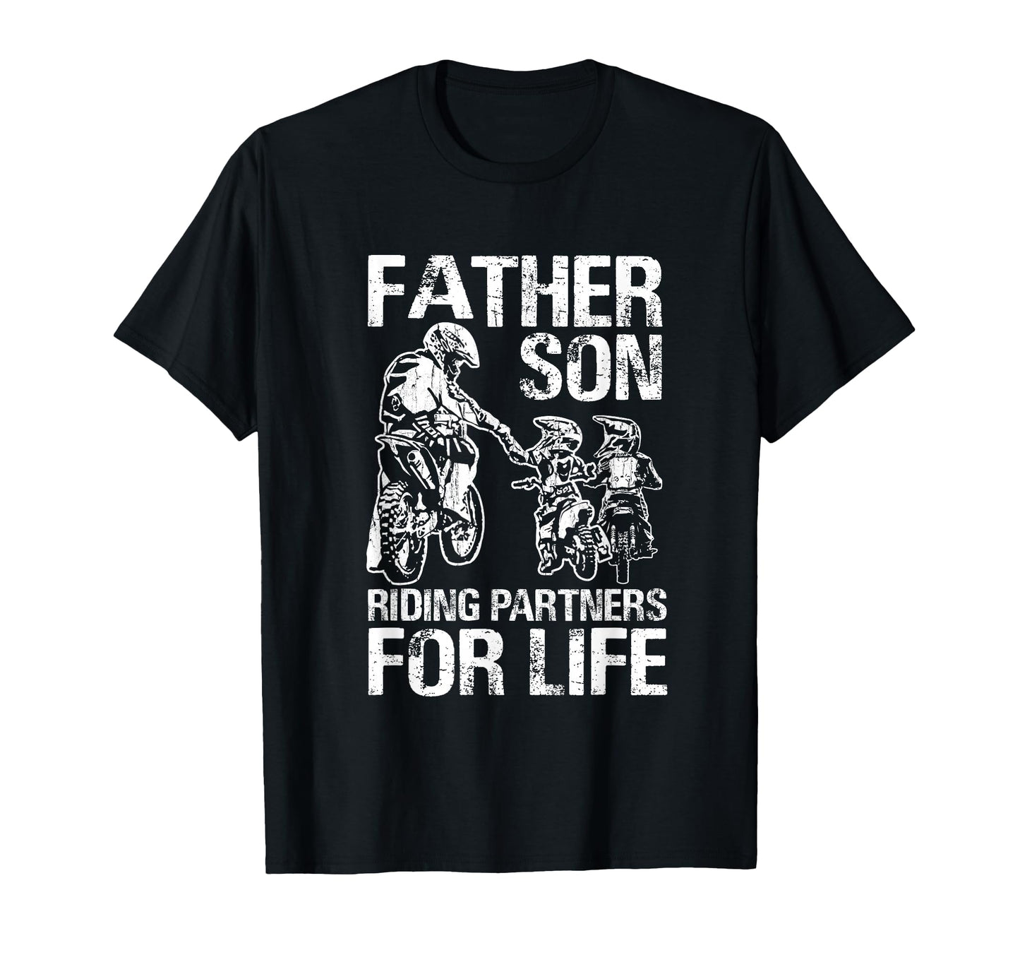 Motocross Supercross Brap Dirt Bike Father T-Shirt - Graphic Print Unisex - T-Shirt, Sweatshirt, Hoodie