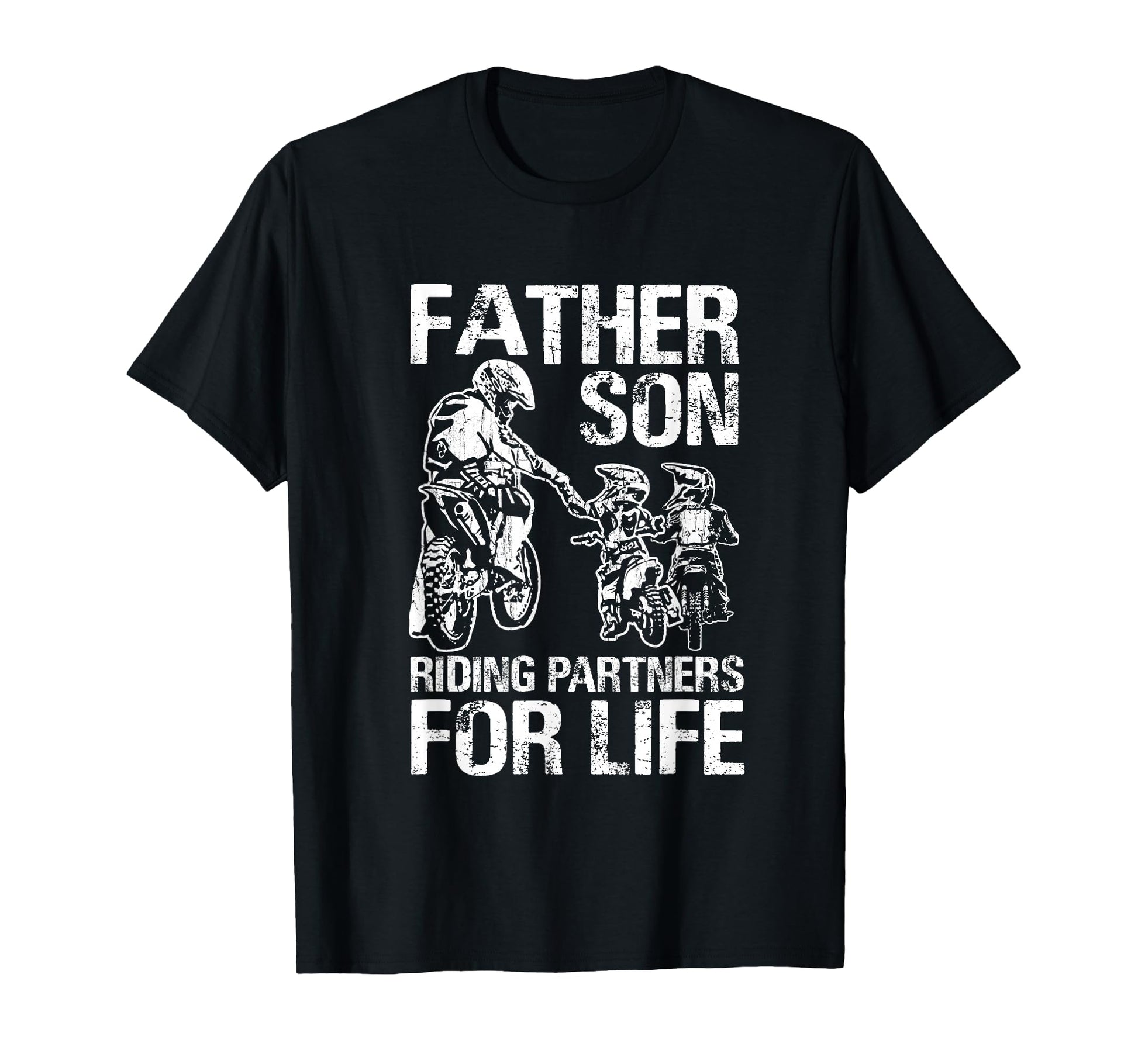 Motocross Supercross Brap Dirt Bike Father T-Shirt - Graphic Print Unisex - T-Shirt, Sweatshirt, Hoodie