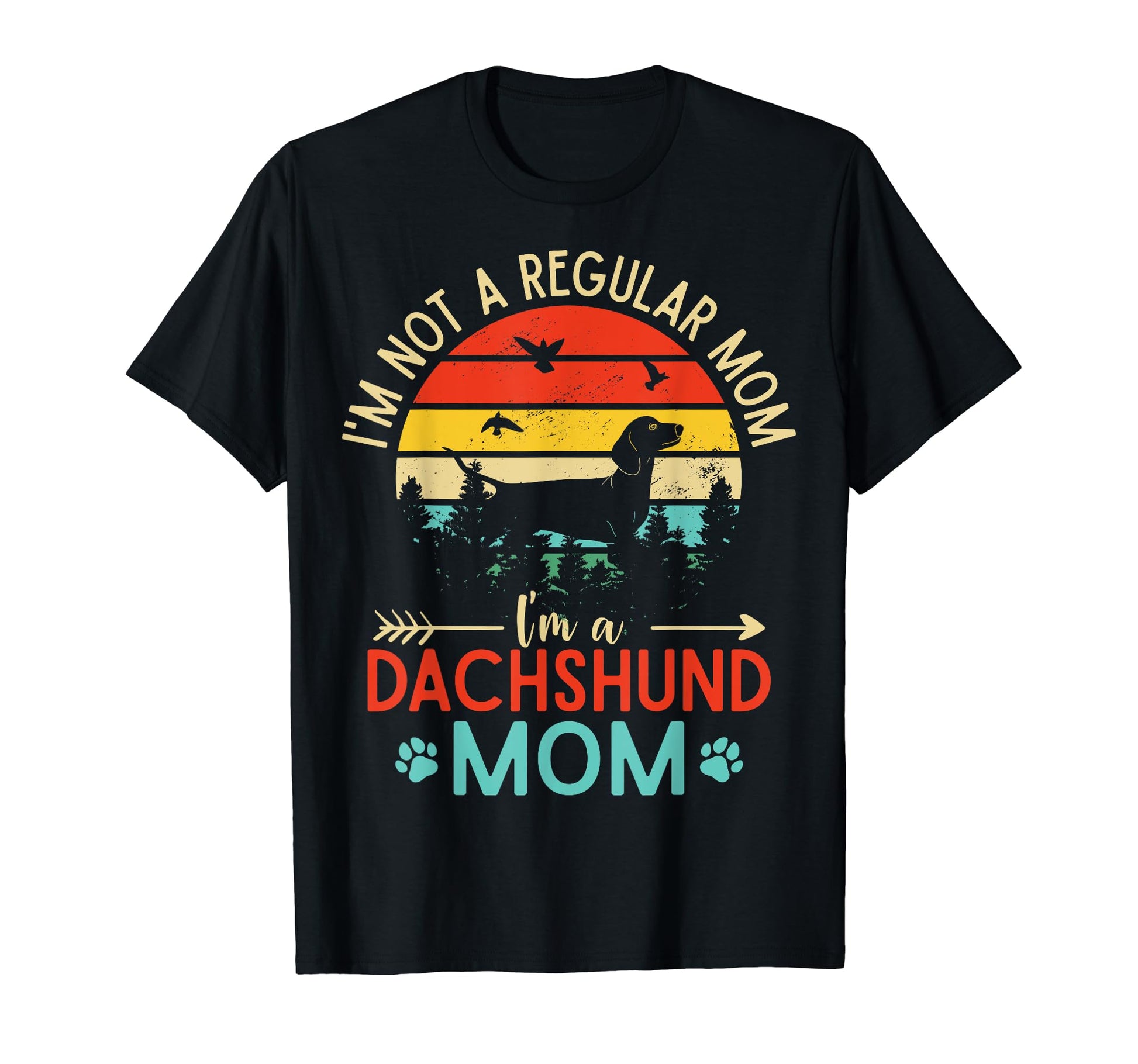 Funny Weenie Mama Dachshund Mom T-Shirt - Casual Everyday Wear Men Women - T-Shirt, Sweatshirt, Hoodie