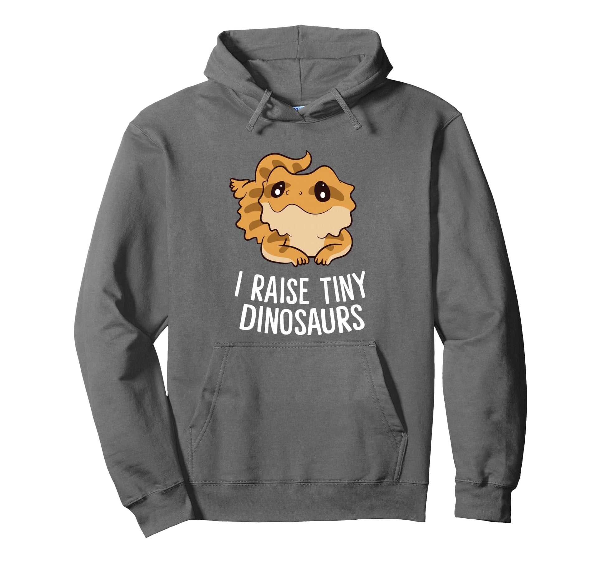 I Raise Tiny Dinosaurs Lizard Bearded Hoodie - Casual Everyday Wear Unisex - T-Shirt, Sweatshirt, Hoodie