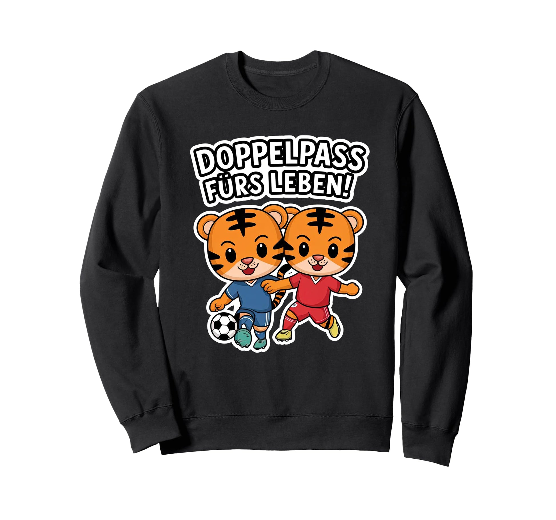 Friends Football Playing Football Sweatshirt - Graphic Print Men Women - T-Shirt, Sweatshirt, Hoodie