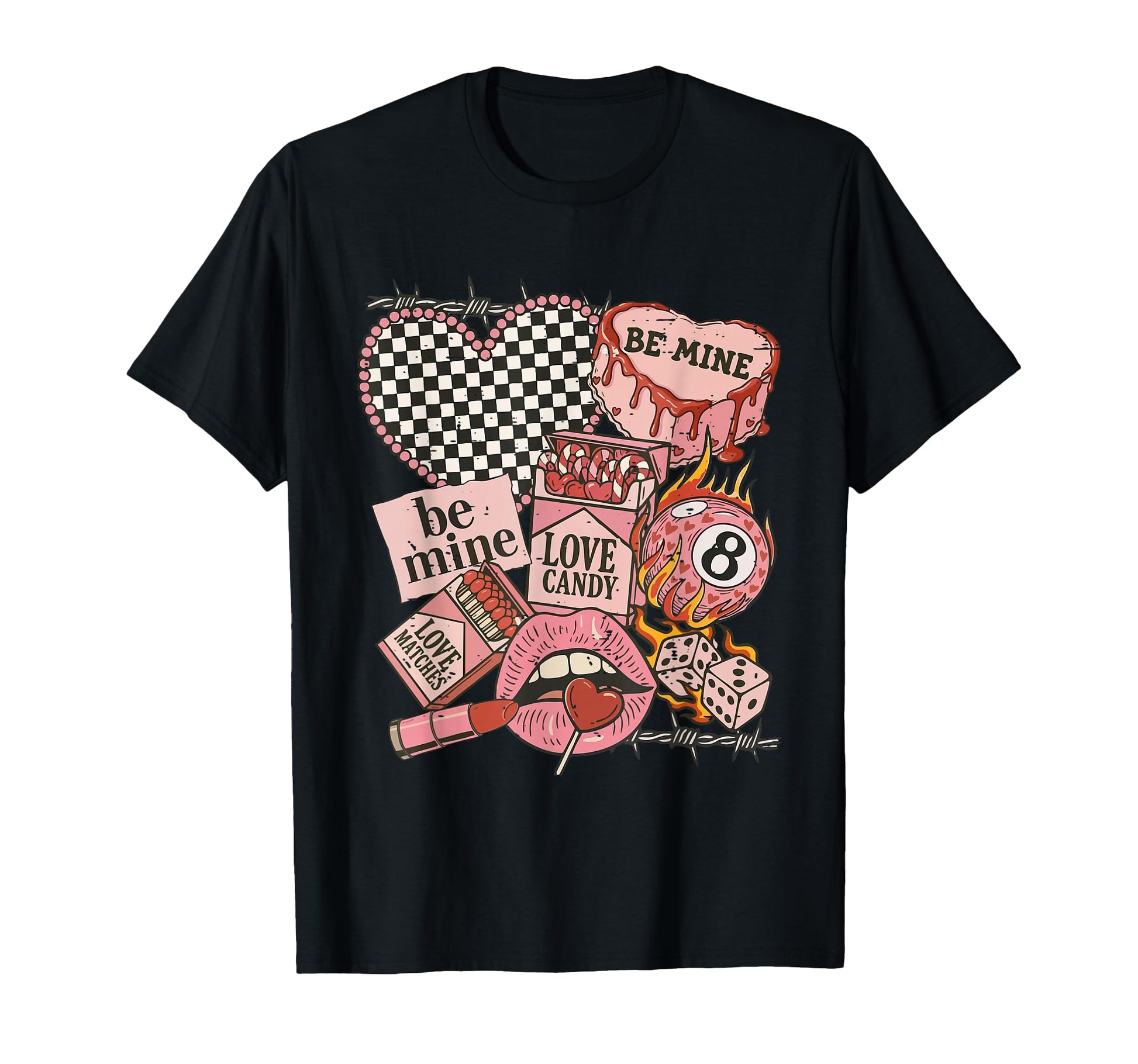 Western Valentine Collage Howdy Cowgirl T-Shirt - Aesthetic Graphic Unisex - T-Shirt, Sweatshirt, Hoodie