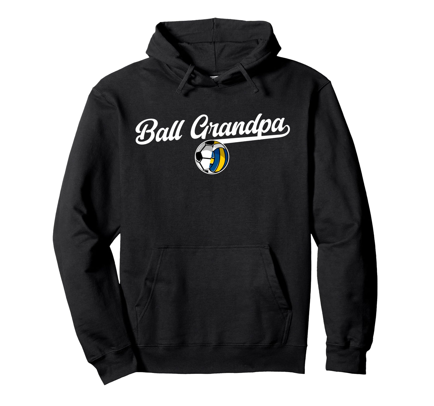 Ball Grandpa Proud Volleyball Hoodie - Casual Everyday Wear for Adults - T-Shirt, Sweatshirt, Hoodie