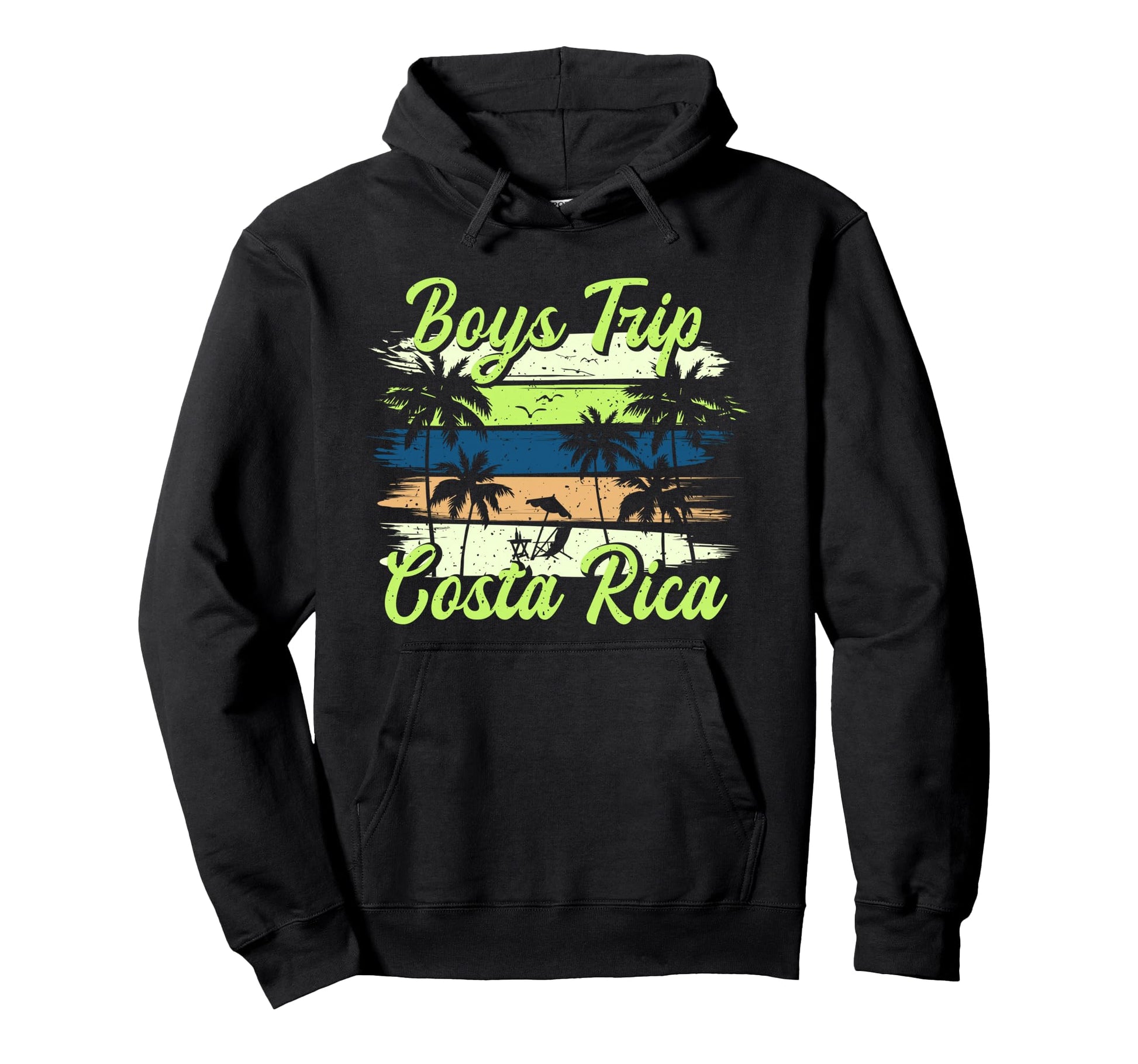 Costa Rica Guys Trip Matching Hoodie - Trendy Graphic Unisex - T-Shirt, Sweatshirt, Hoodie