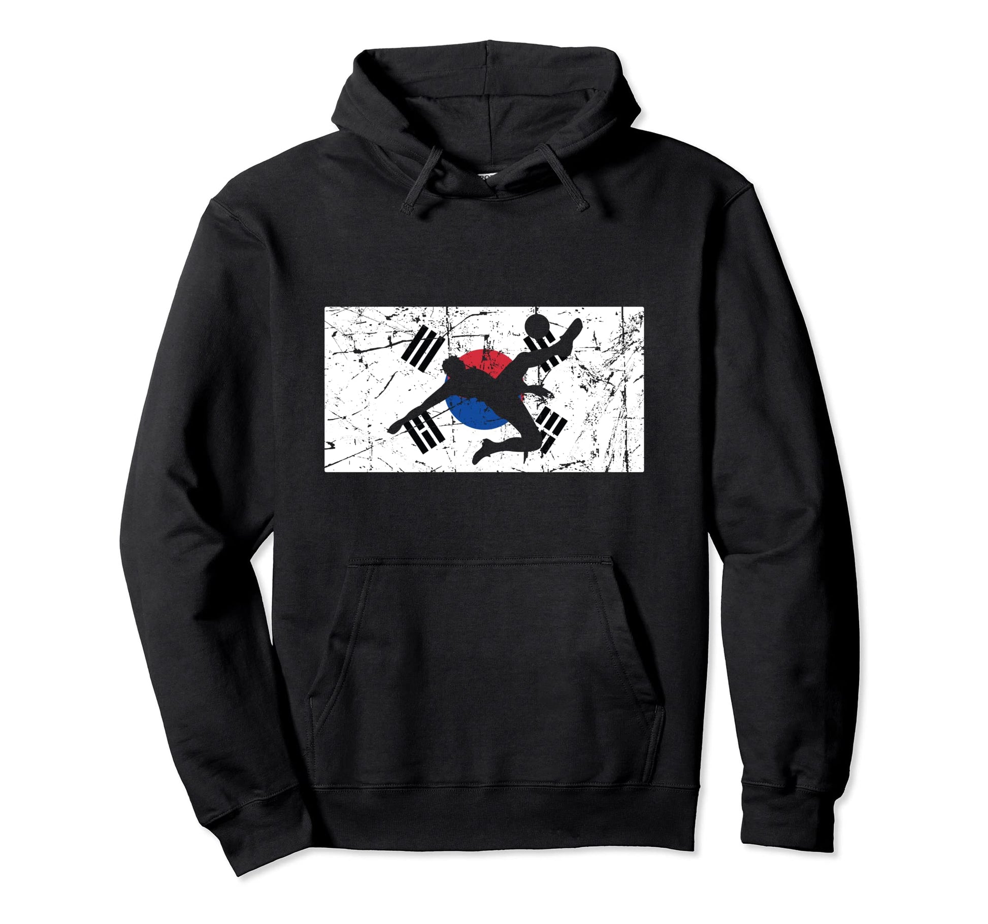 South Korea Korean Flag Soccer Hoodie - Trendy Graphic Unisex - T-Shirt, Sweatshirt, Hoodie