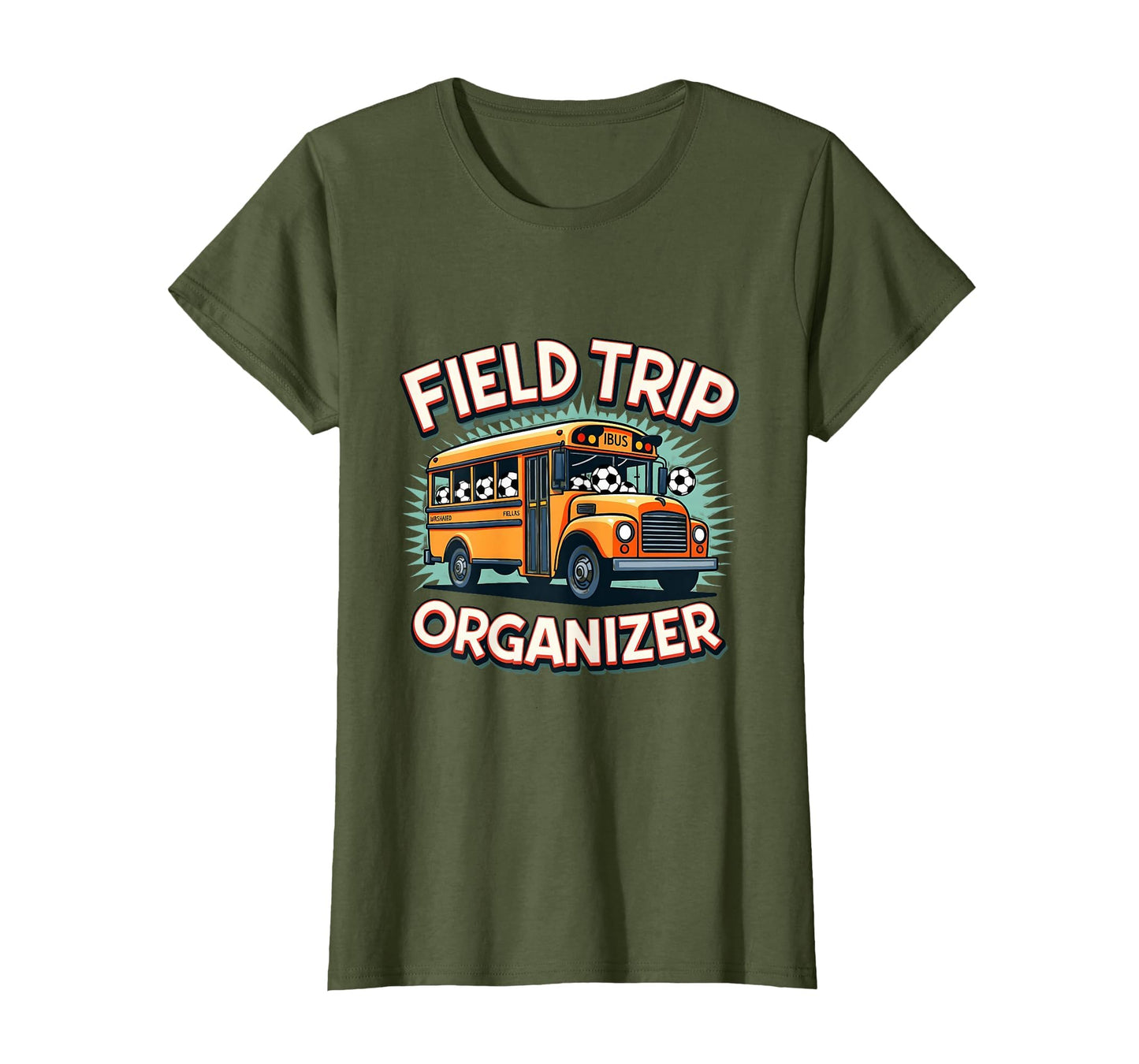 Field Trip Organizer Funny Soccer Mom T-Shirt - Custom Art Print Unisex - T-Shirt, Sweatshirt, Hoodie