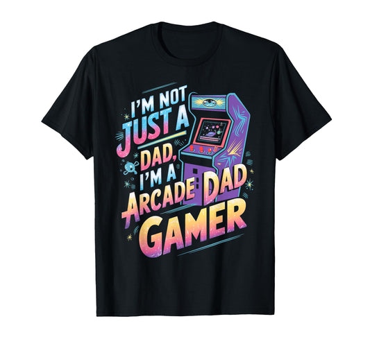 Arcade Dad Gamer Gaming Dad Video T-Shirt - Aesthetic Graphic for Adults - T-Shirt, Sweatshirt, Hoodie