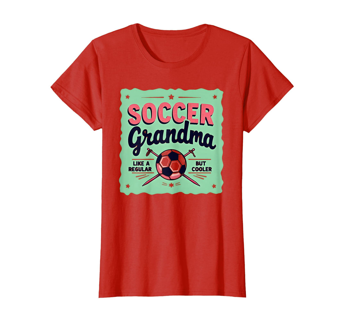 Soccer Grandma Like Regular Grandma T-Shirt - Aesthetic Graphic Men Women - T-Shirt, Sweatshirt, Hoodie