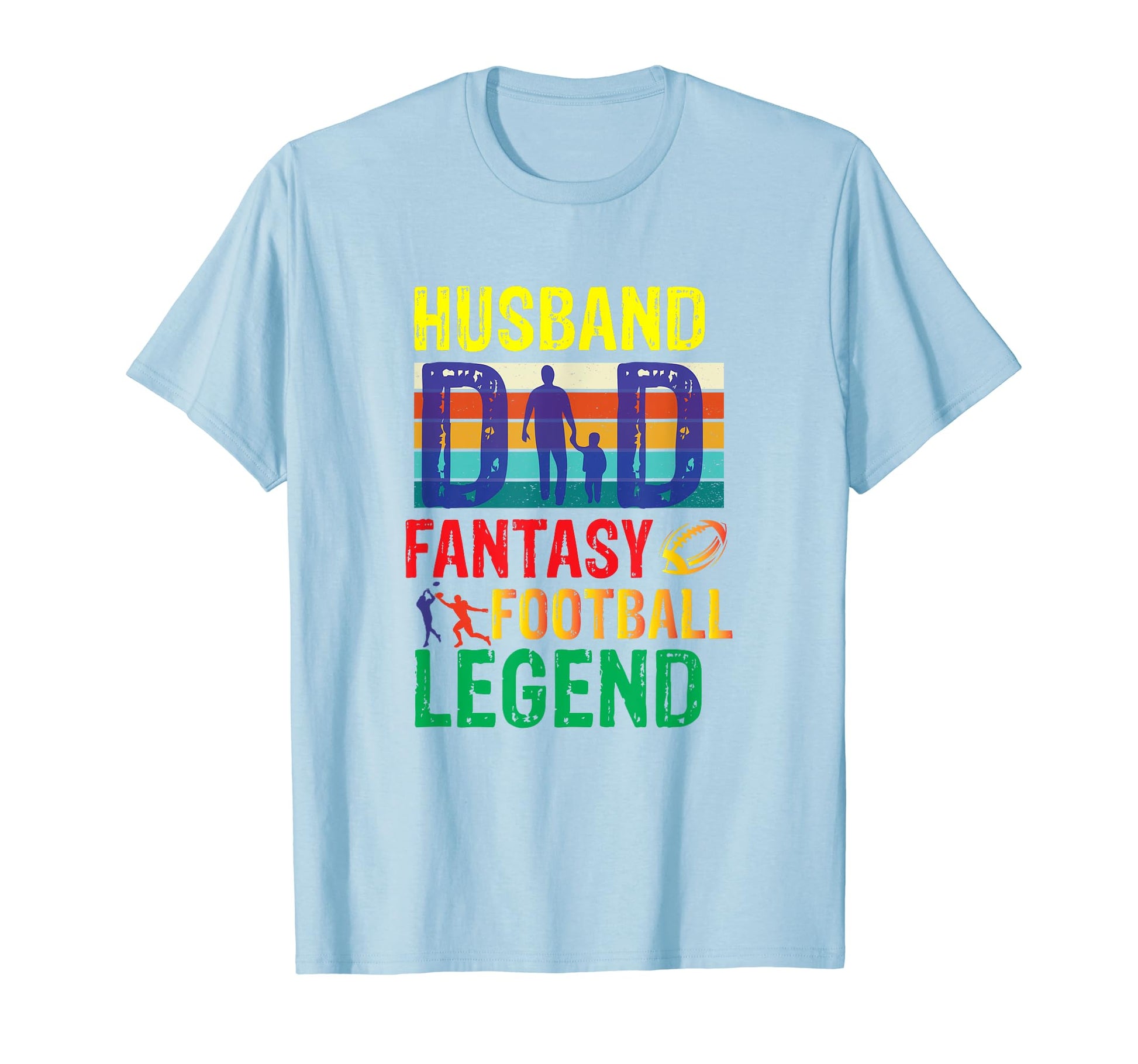 Mens Husband Dad Fantasy Football T-Shirt - Streetwear Style for Adults - T-Shirt, Sweatshirt, Hoodie