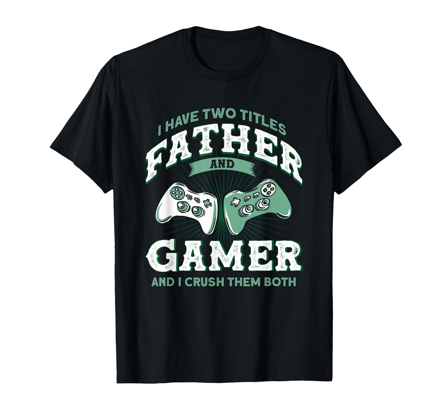 Gaming Dad Controller Gaming Gamer T-Shirt - Minimalist Print for Adults - T-Shirt, Sweatshirt, Hoodie