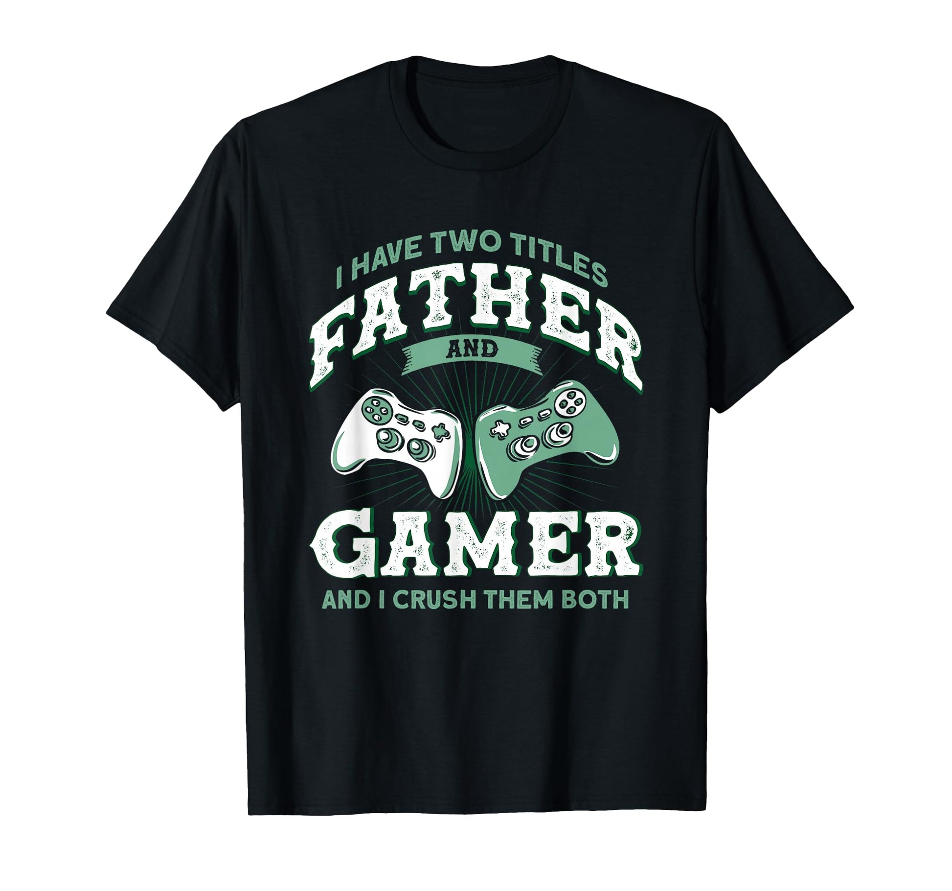 Gaming Dad Controller Gaming Gamer T-Shirt - Minimalist Print for Adults - T-Shirt, Sweatshirt, Hoodie