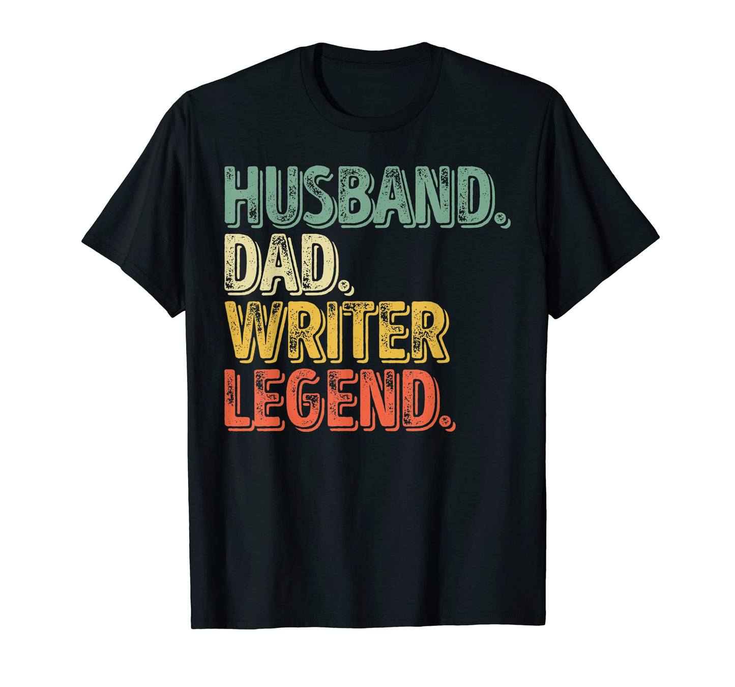 Mens Husband Dad Writer Legend Funny T-Shirt - Minimalist Print Men Women - T-Shirt, Sweatshirt, Hoodie