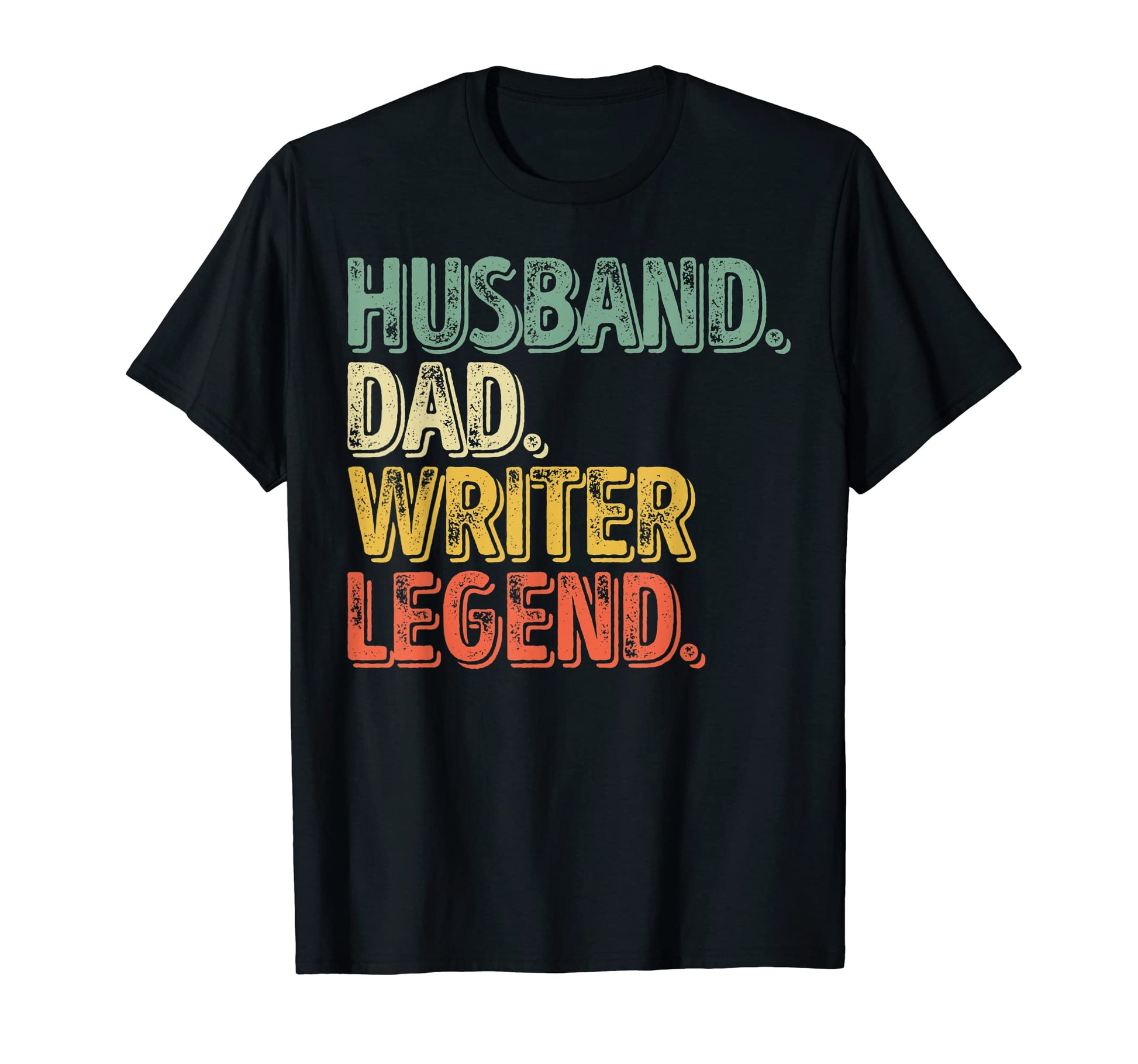 Mens Husband Dad Writer Legend Funny T-Shirt - Minimalist Print Men Women - T-Shirt, Sweatshirt, Hoodie