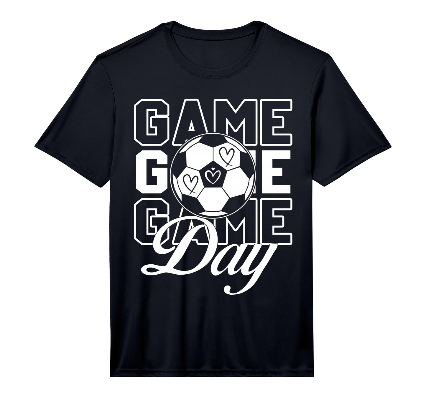 Game Day Soccer Performance T-Shirt - Aesthetic Graphic for Adults - T-Shirt, Sweatshirt, Hoodie
