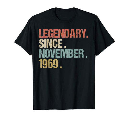 50Th Birthday Gift Legendary Since T-Shirt - Streetwear Style Men Women - T-Shirt, Sweatshirt, Hoodie
