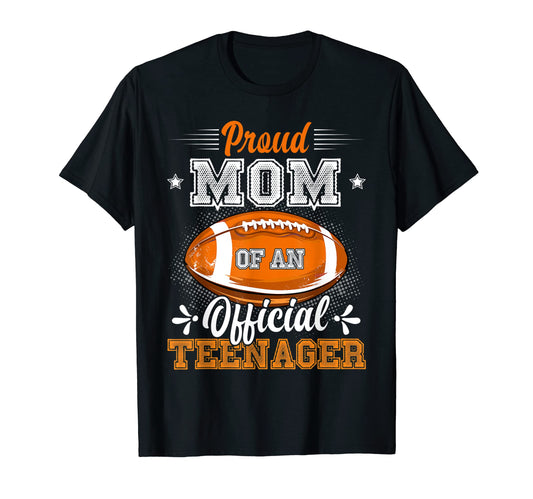 Baseball Proud Dad Teenager 13 Years Old T-Shirt - Graphic Print for Adults - T-Shirt, Sweatshirt, Hoodie