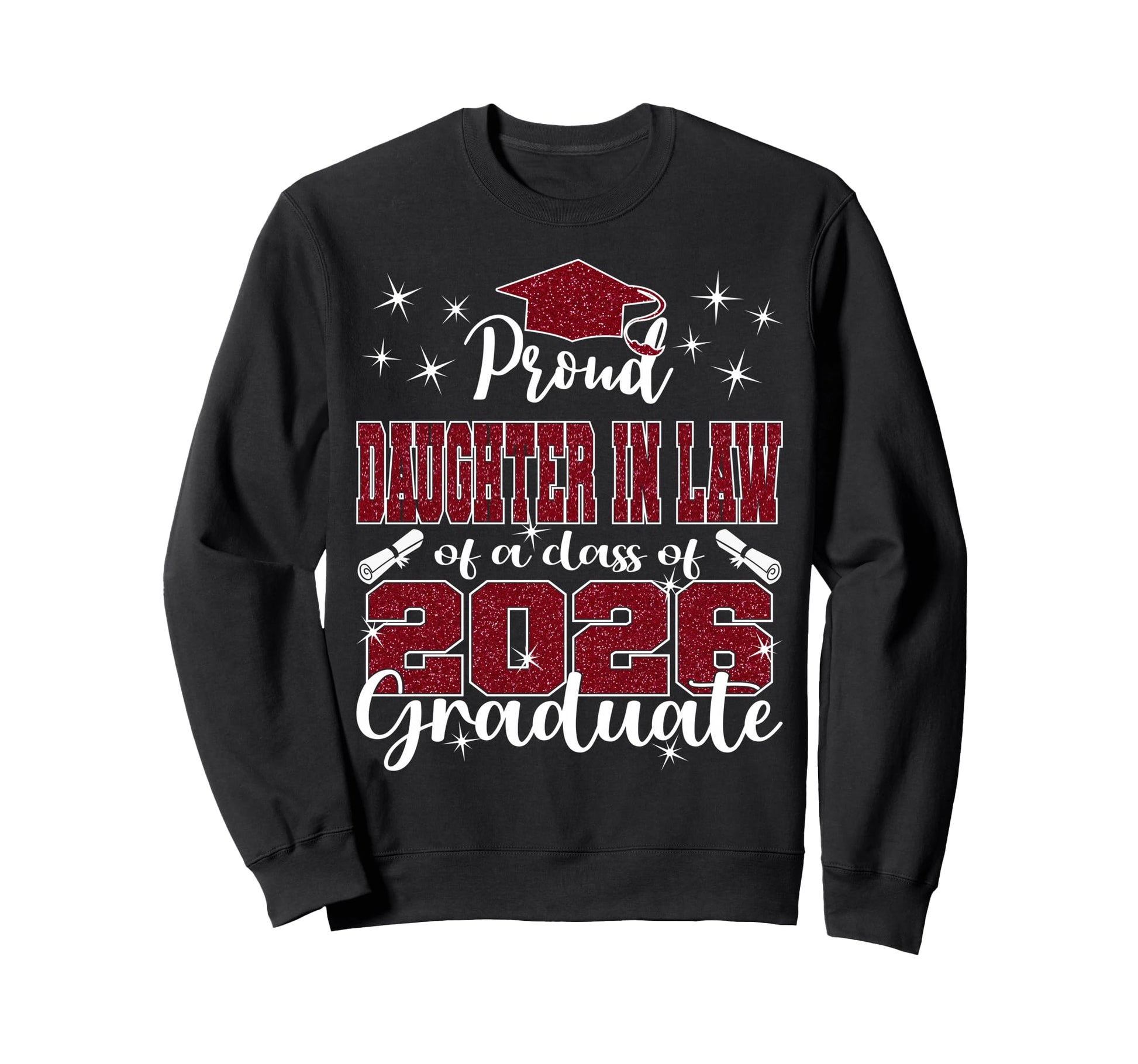 Super Proud Daughter Law 2026 Sweatshirt - Casual Everyday Wear Men Women - T-Shirt, Sweatshirt, Hoodie