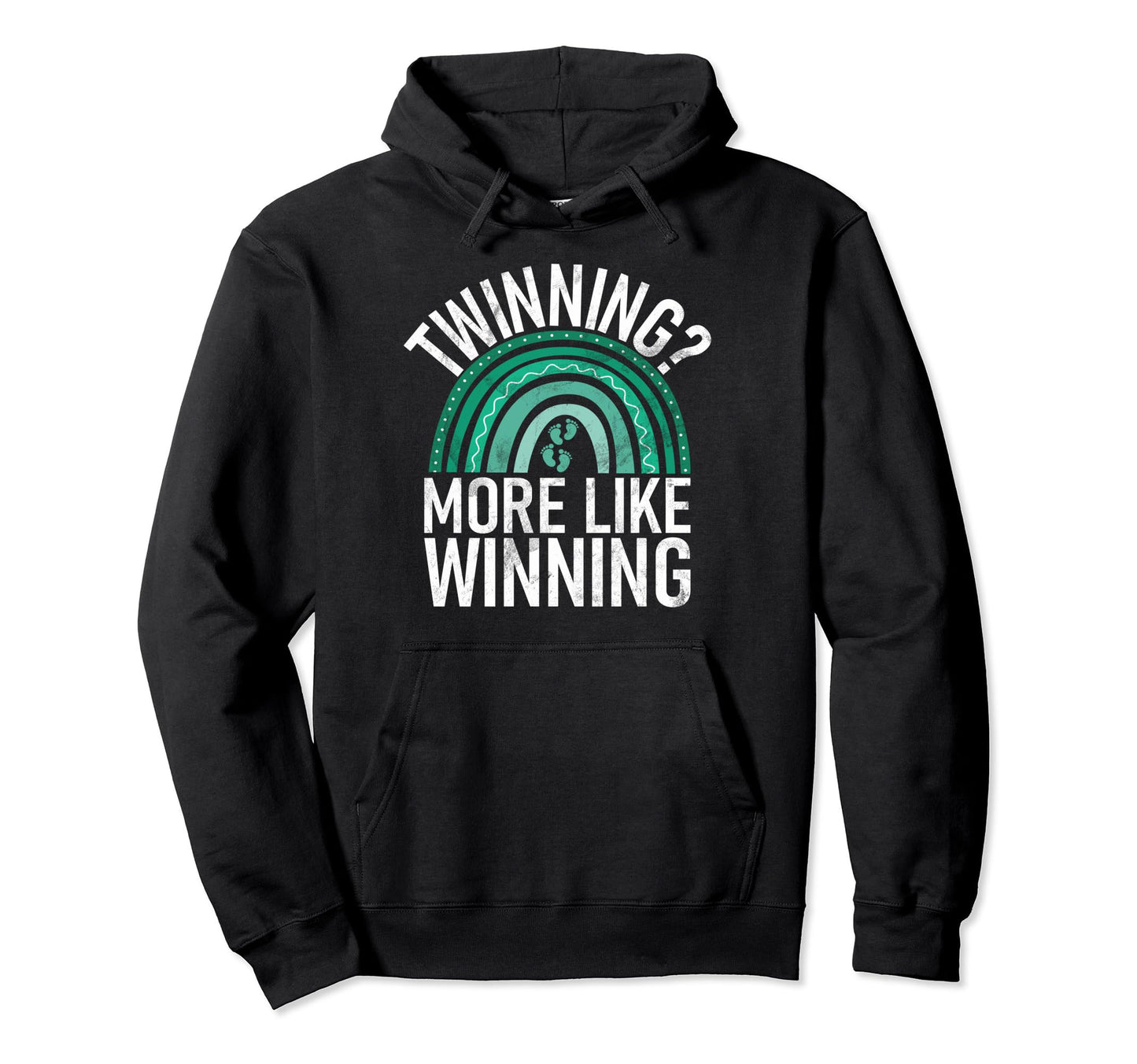 Twinning More Like Winning Twin Dad Hoodie - Fun Novelty Design Unisex - T-Shirt, Sweatshirt, Hoodie