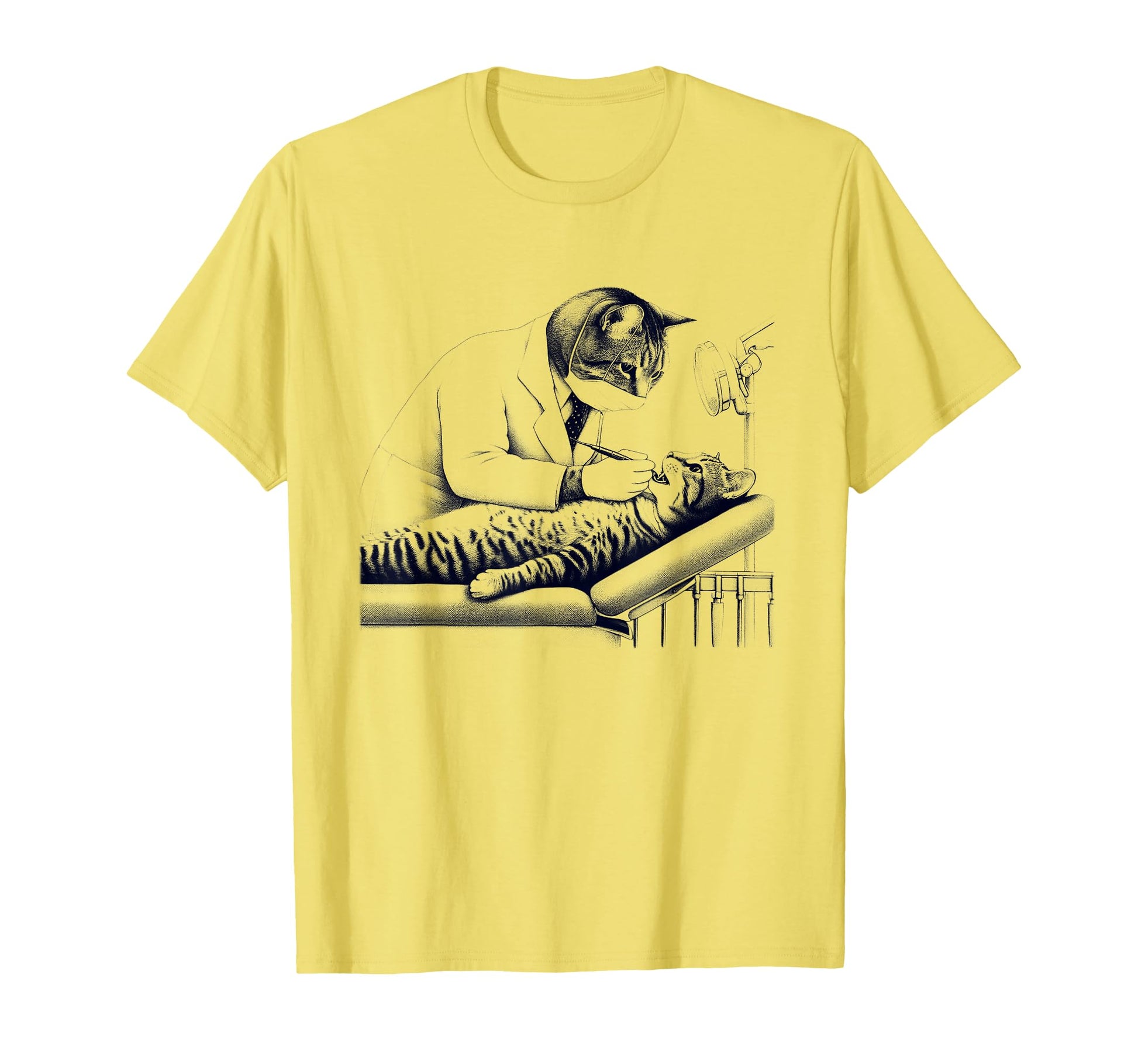Dentist Cat Kitten Lover Dental T-Shirt - Trendy Graphic Men Women - T-Shirt, Sweatshirt, Hoodie
