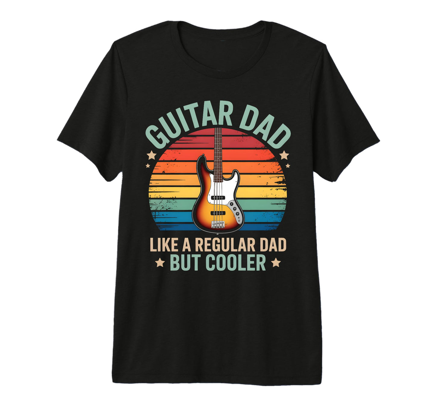 Fathers Day Guitar Dad Like T-Shirt - Casual Everyday Wear for Adults - T-Shirt, Sweatshirt, Hoodie