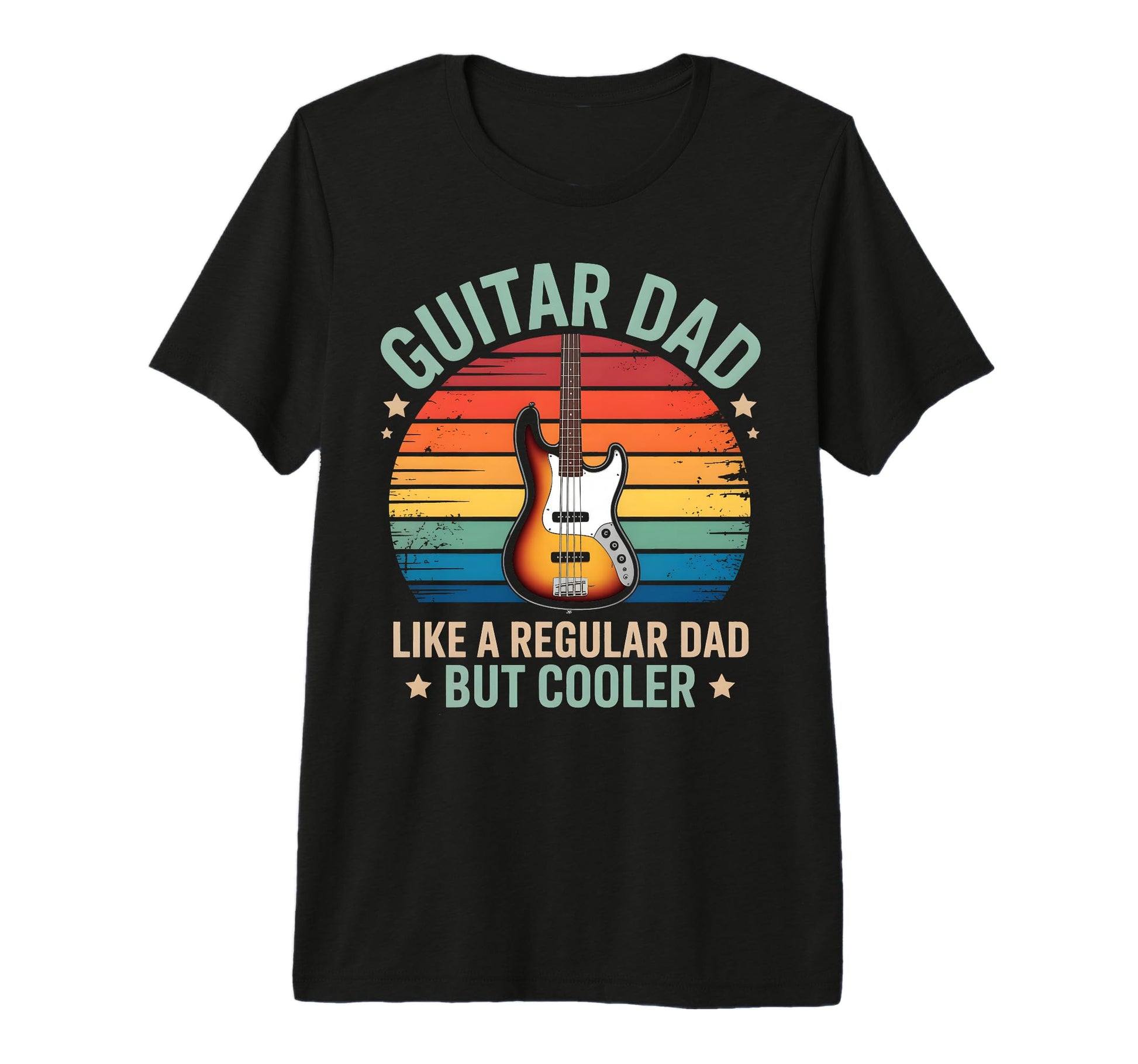 Fathers Day Guitar Dad Like T-Shirt - Casual Everyday Wear for Adults - T-Shirt, Sweatshirt, Hoodie