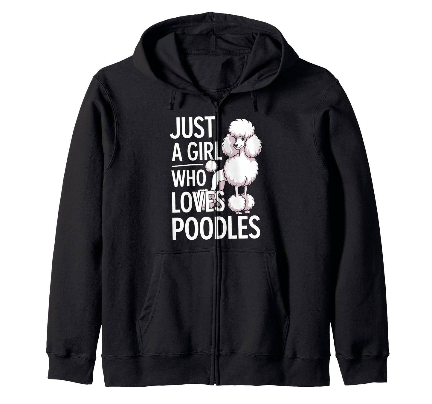 Poodle Owner Dog Lover Dog Breed Mom Hoodie - Minimalist Print for Adults - T-Shirt, Sweatshirt, Hoodie