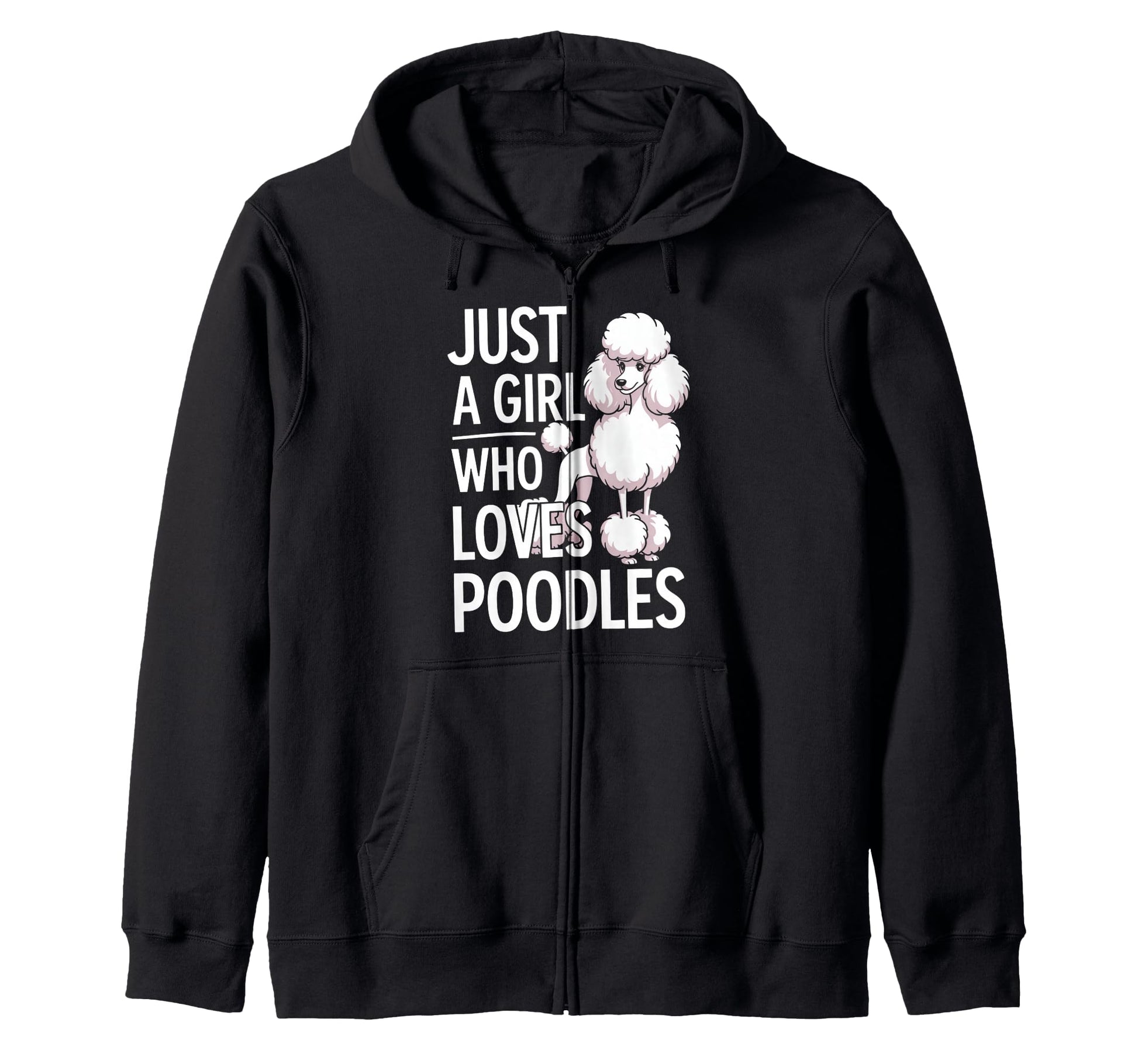 Poodle Owner Dog Lover Dog Breed Mom Hoodie - Minimalist Print for Adults - T-Shirt, Sweatshirt, Hoodie