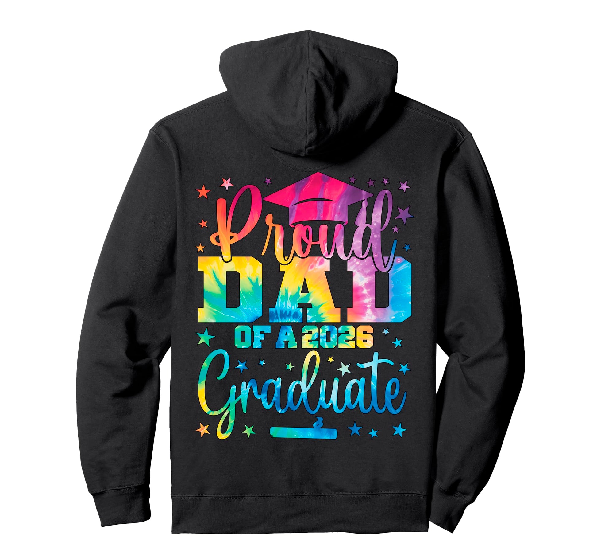 Proud Dad Class 2026 Graduate Senior Hoodie - Trendy Graphic for Adults - T-Shirt, Sweatshirt, Hoodie