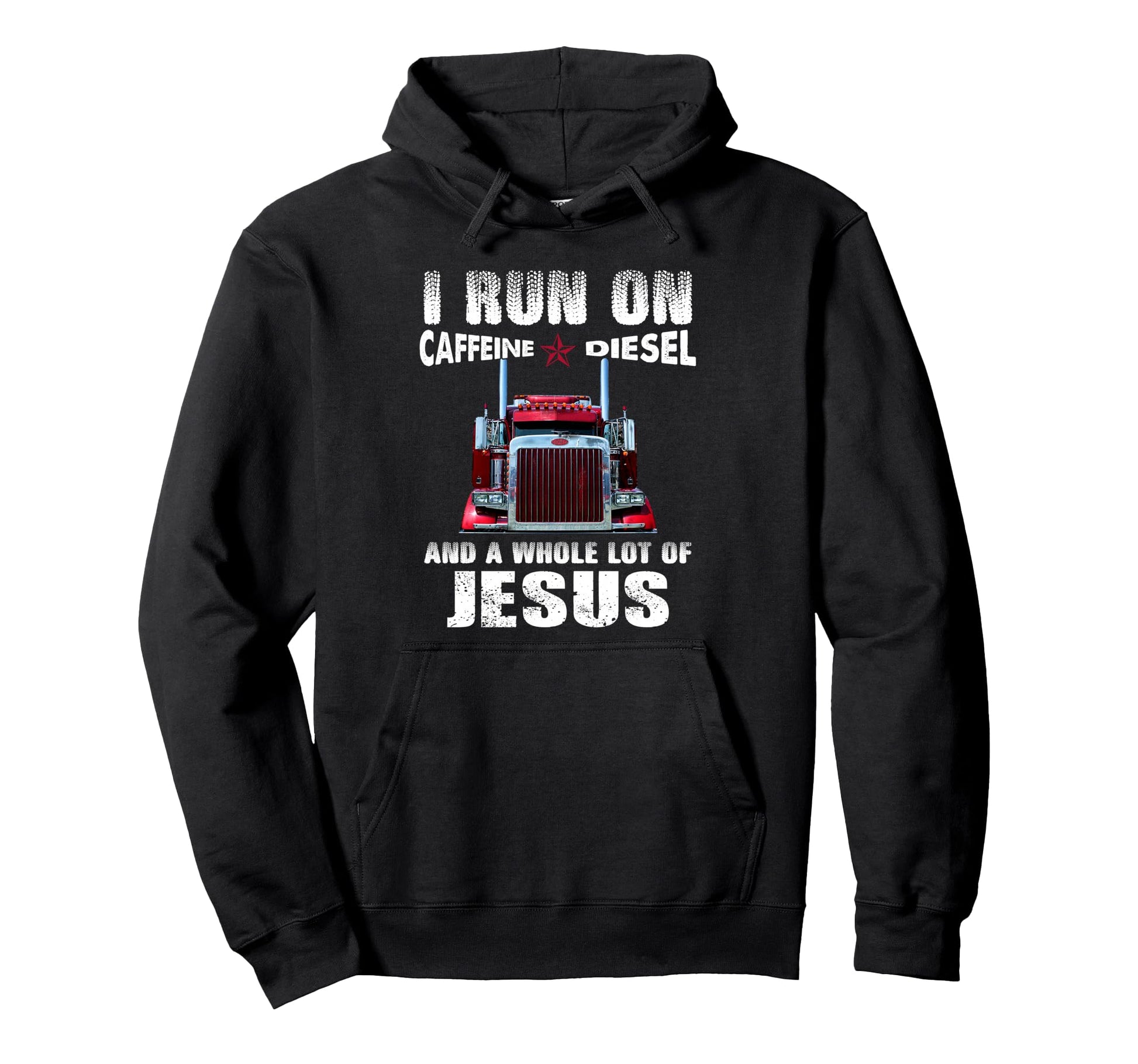Caffeine Diesel Jesus Christian Hoodie - Streetwear Style for Adults - T-Shirt, Sweatshirt, Hoodie