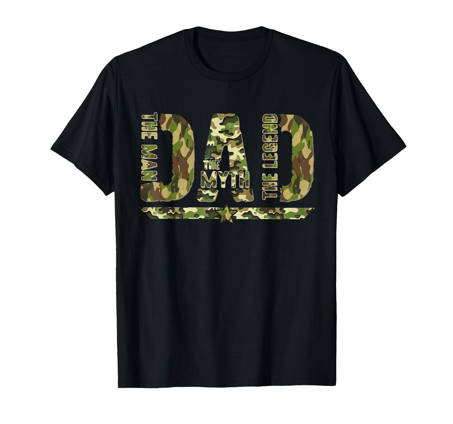 Old School Camo Dad Camouflage Dad Fathers T-Shirt - Trendy Graphic Unisex - T-Shirt, Sweatshirt, Hoodie