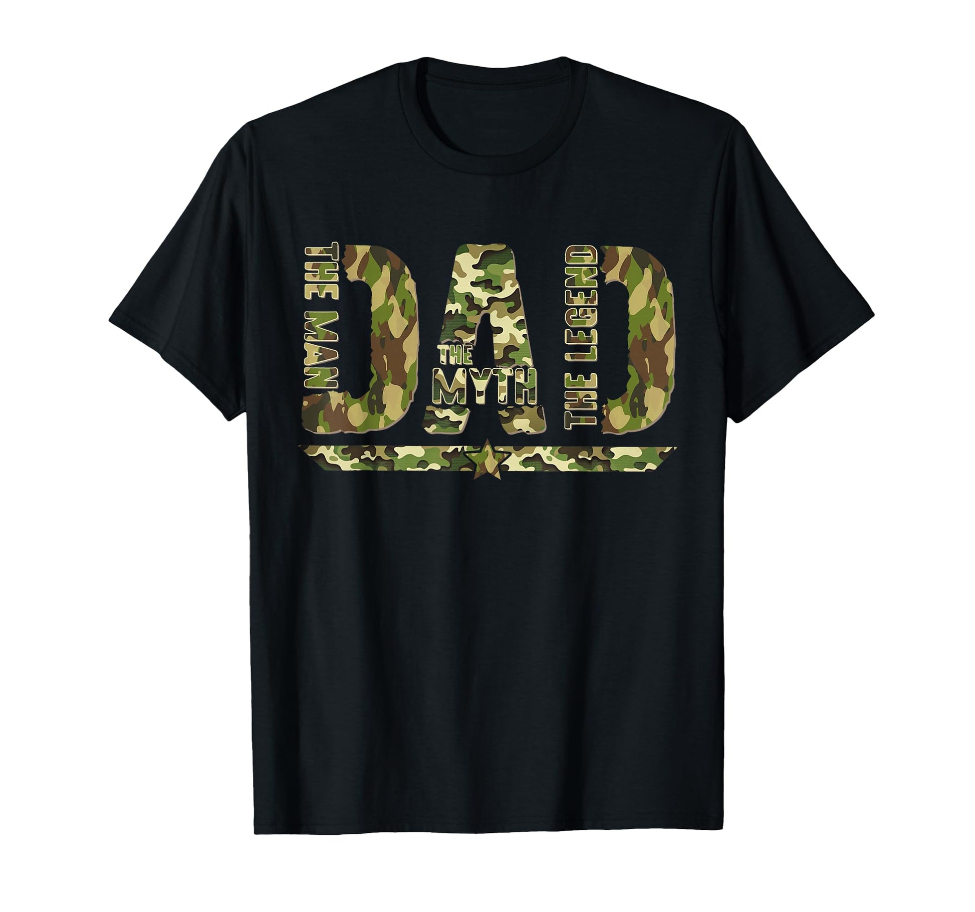 Old School Camo Dad Camouflage Dad Fathers T-Shirt - Trendy Graphic Unisex - T-Shirt, Sweatshirt, Hoodie