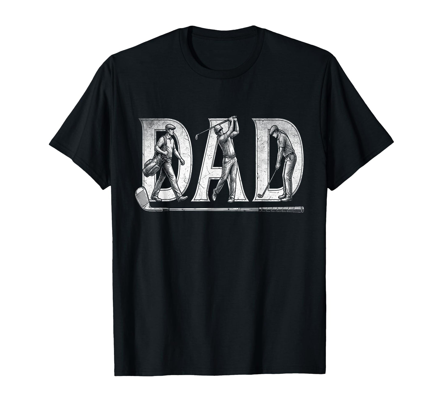 Golf Dad Fathers Day Golfer Father T-Shirt - Unique Graphic Men Women - T-Shirt, Sweatshirt, Hoodie